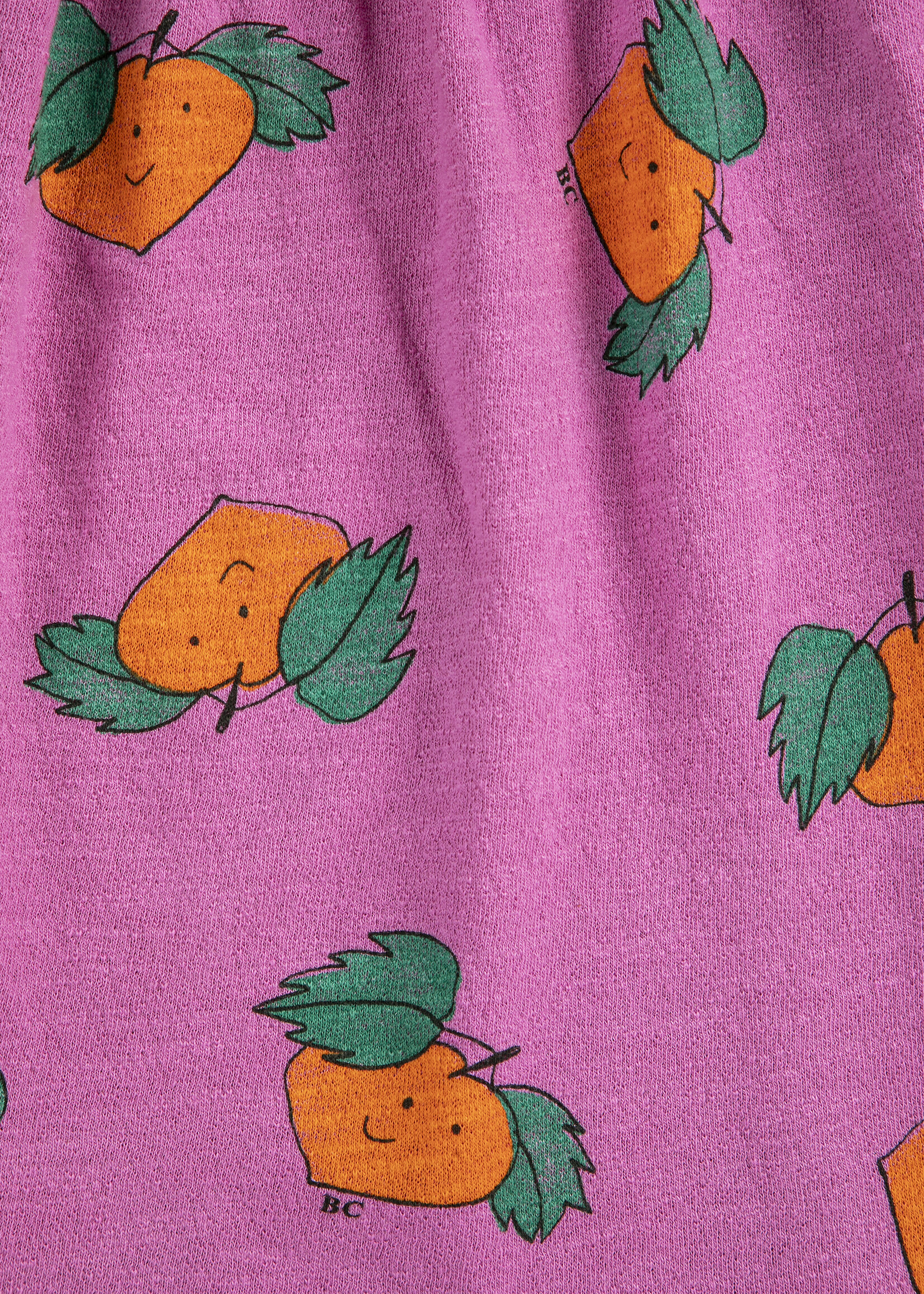 Bobo Choses Tangerine all over ruffled dress - Bobo Choses