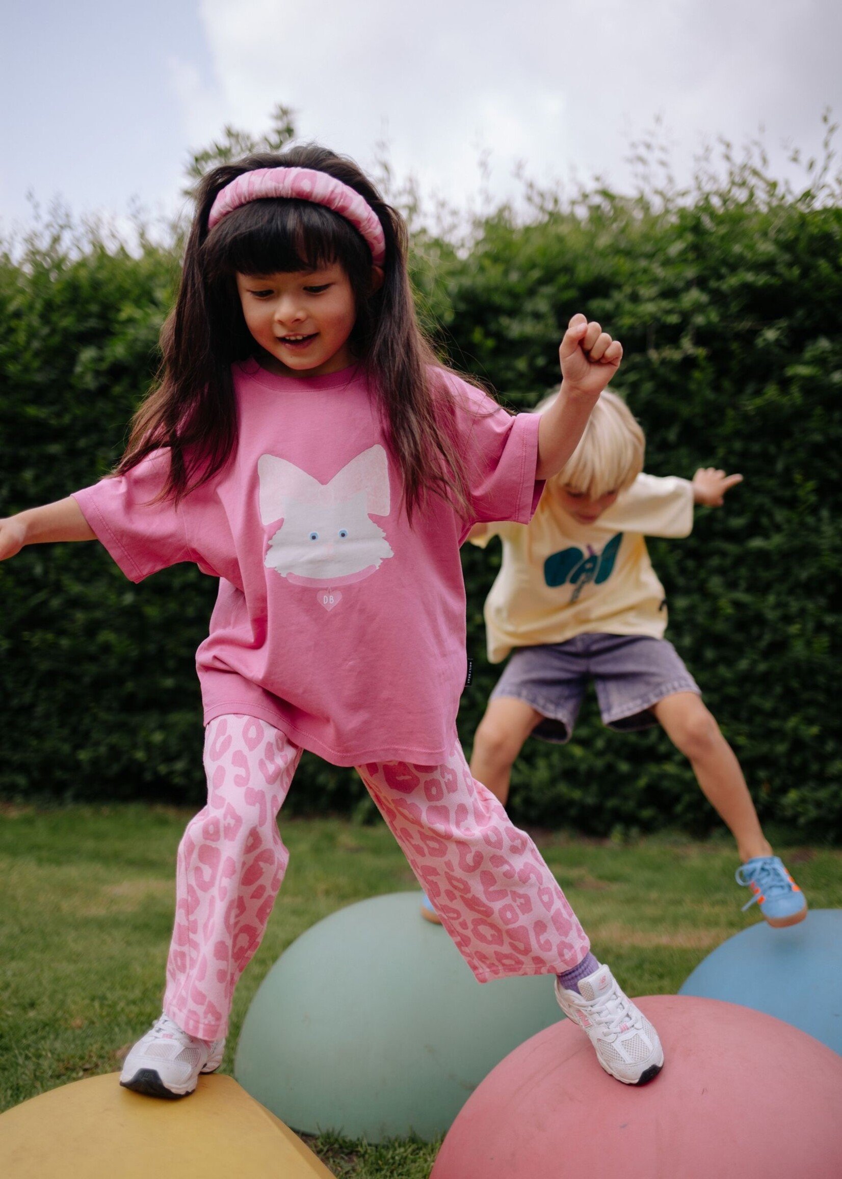 Daily Brat Bubble blush leopard  jeans - Daily Brat