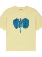 Daily Brat Elefancy tshirt pale banana maat 116/128 - Daily Brat