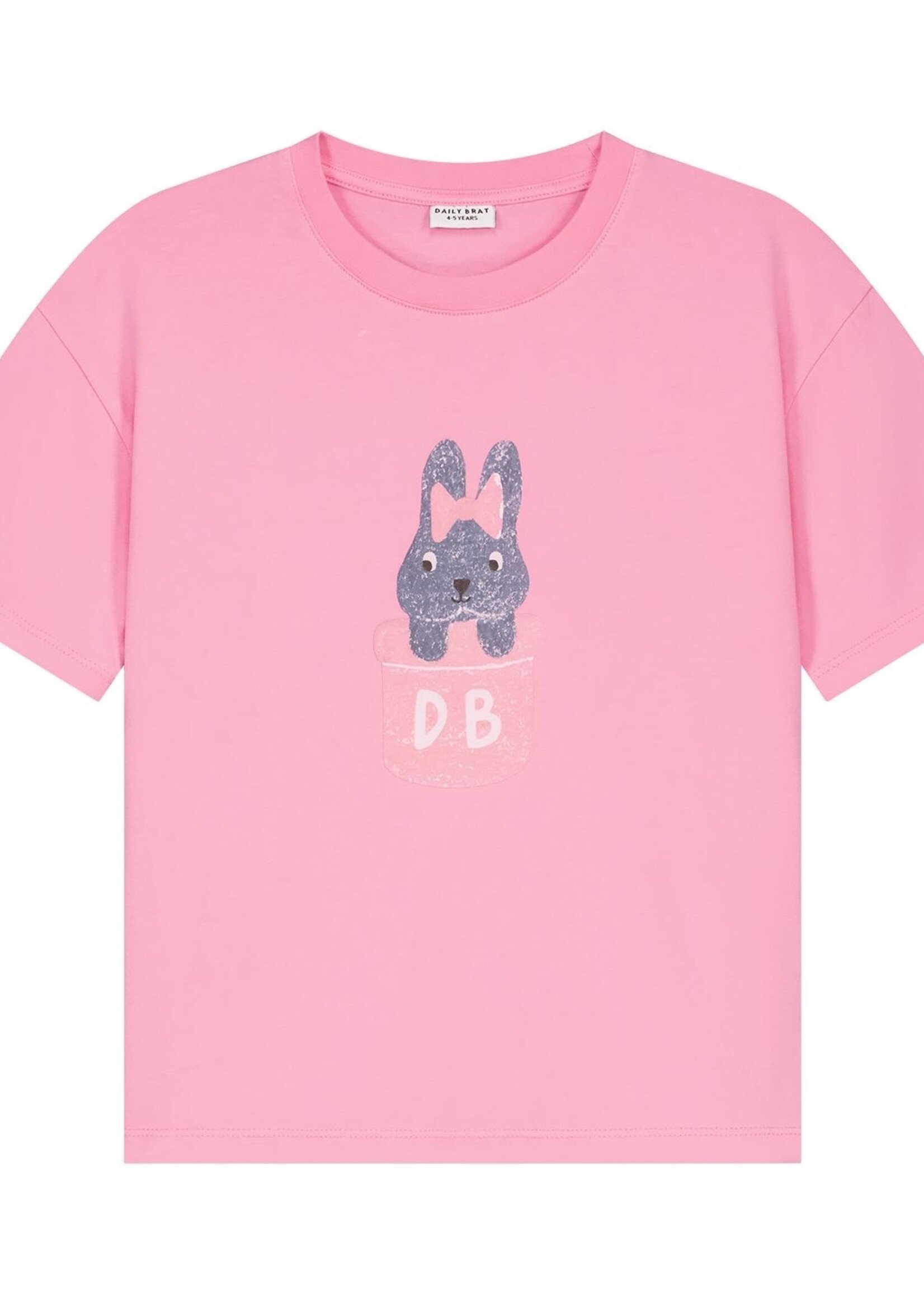 Daily Brat Bunny tshirt pink cosmos  - Daily Brat