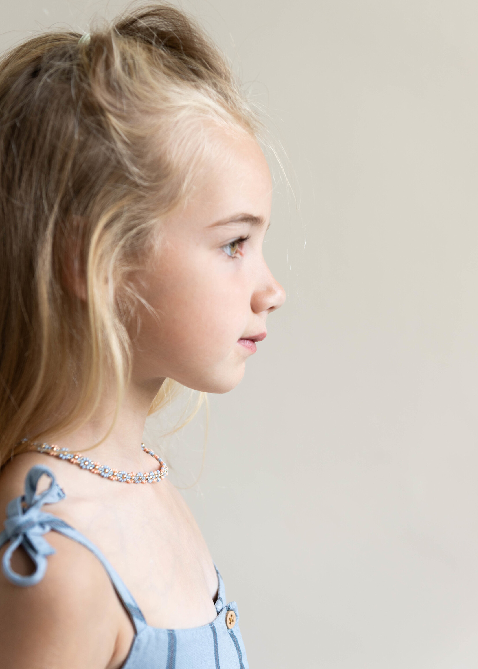 Jenest Flower Necklace Fuchsia pink- Jenest