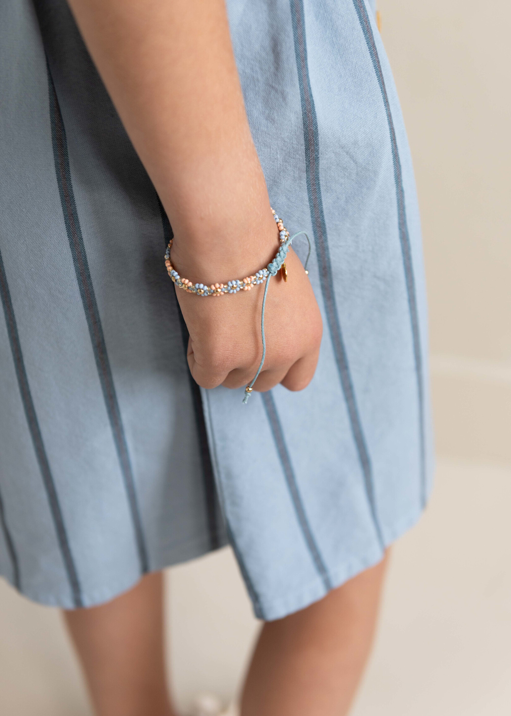 Jenest Flower Bracelet Peach orange - Jenest