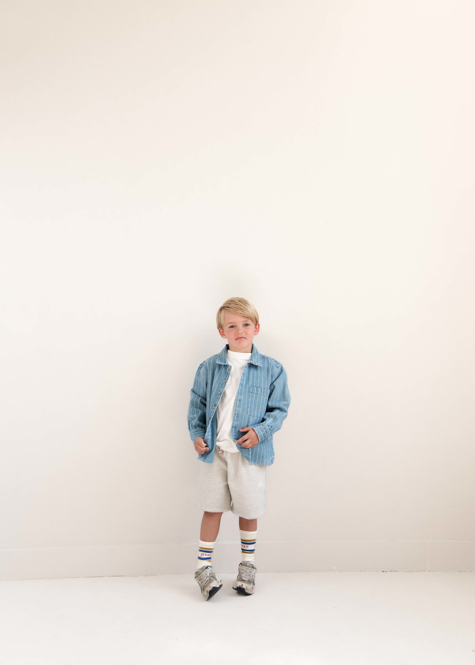 Jenest Xavi shorts Grey melange - Jenest