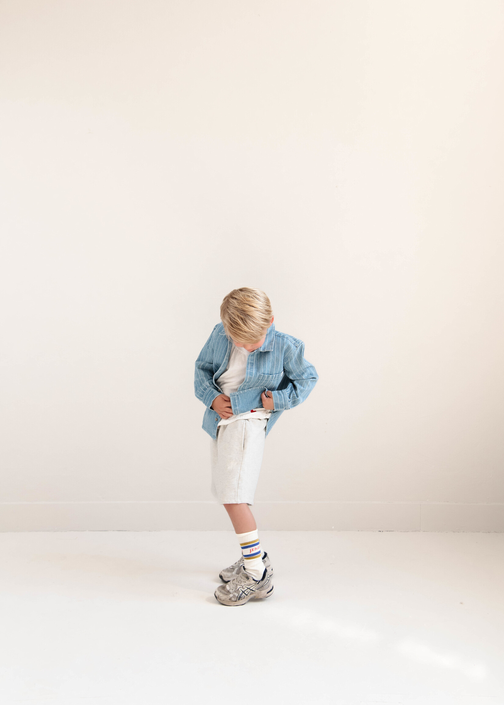 Jenest Xavi shorts Grey melange - Jenest