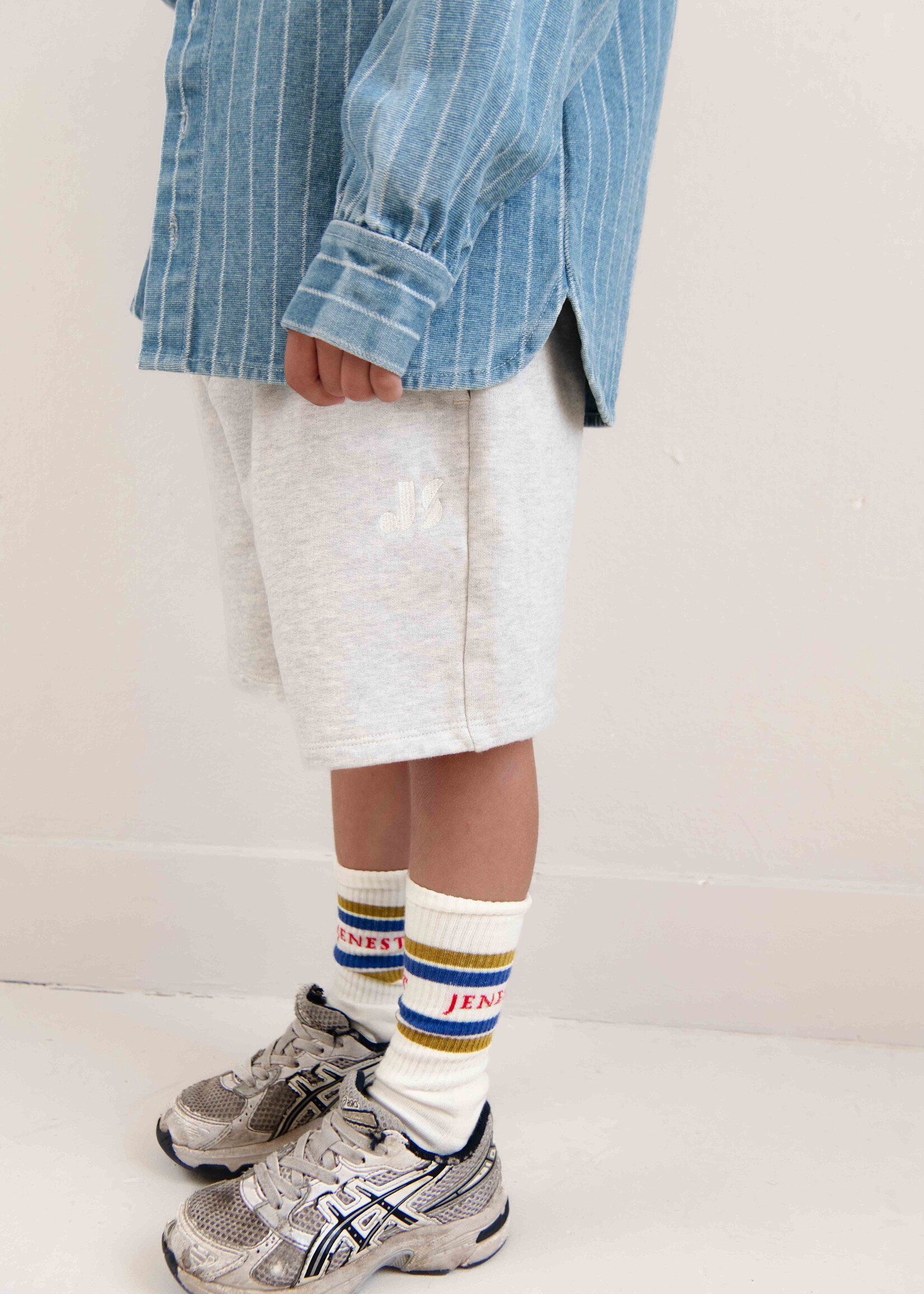 Jenest Xavi shorts Grey melange - Jenest