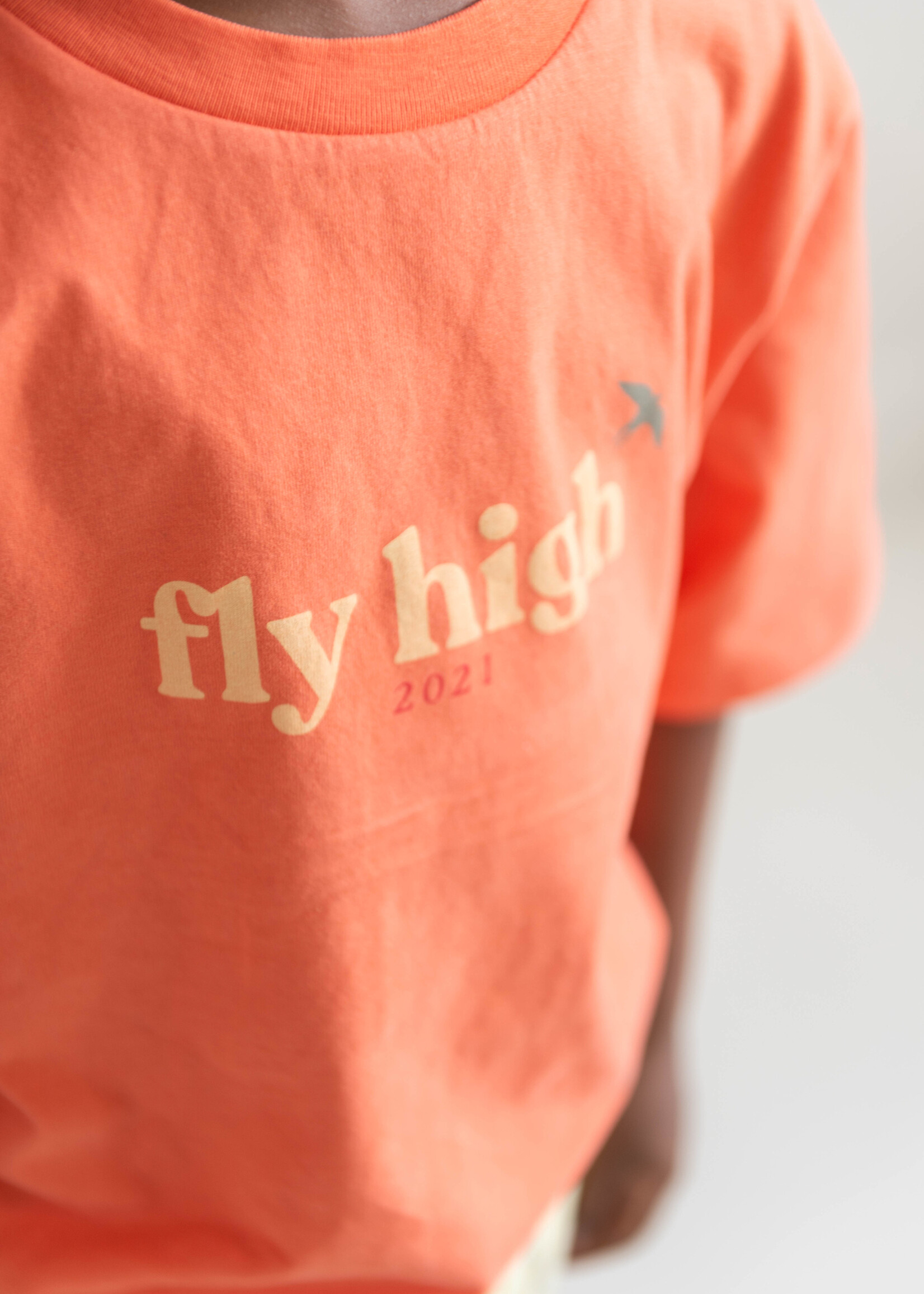 Jenest Mase tshirt Coral orange - Jenest