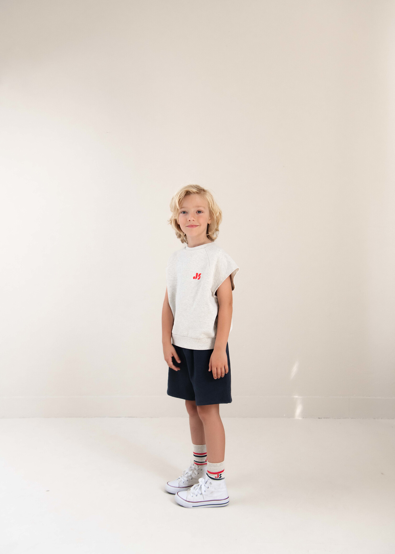 Jenest Joey sleeveless sweater Grey melange - Jenest