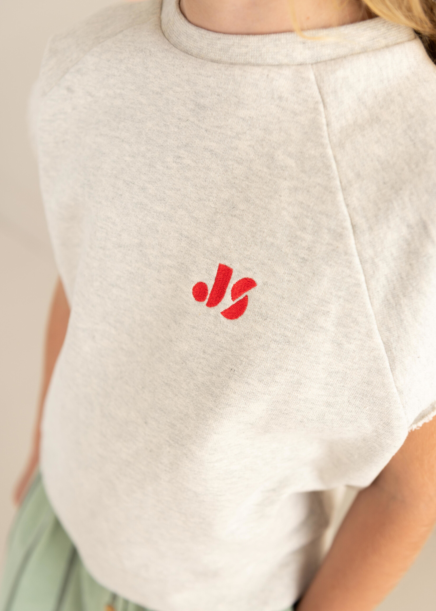 Jenest Joey sleeveless sweater Grey melange - Jenest