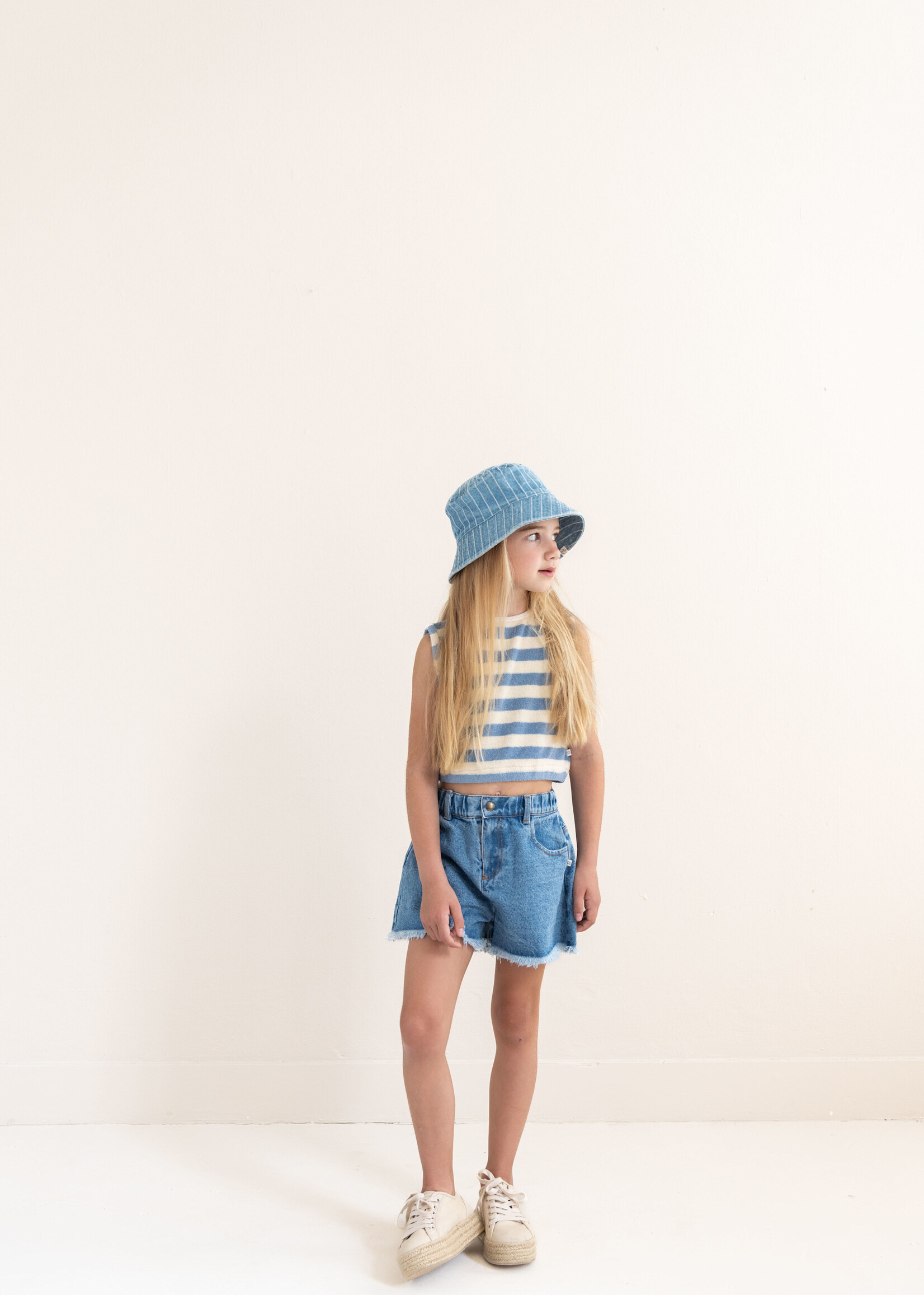 Jenest Eve sleeveless tshirt Water blue - Jenest