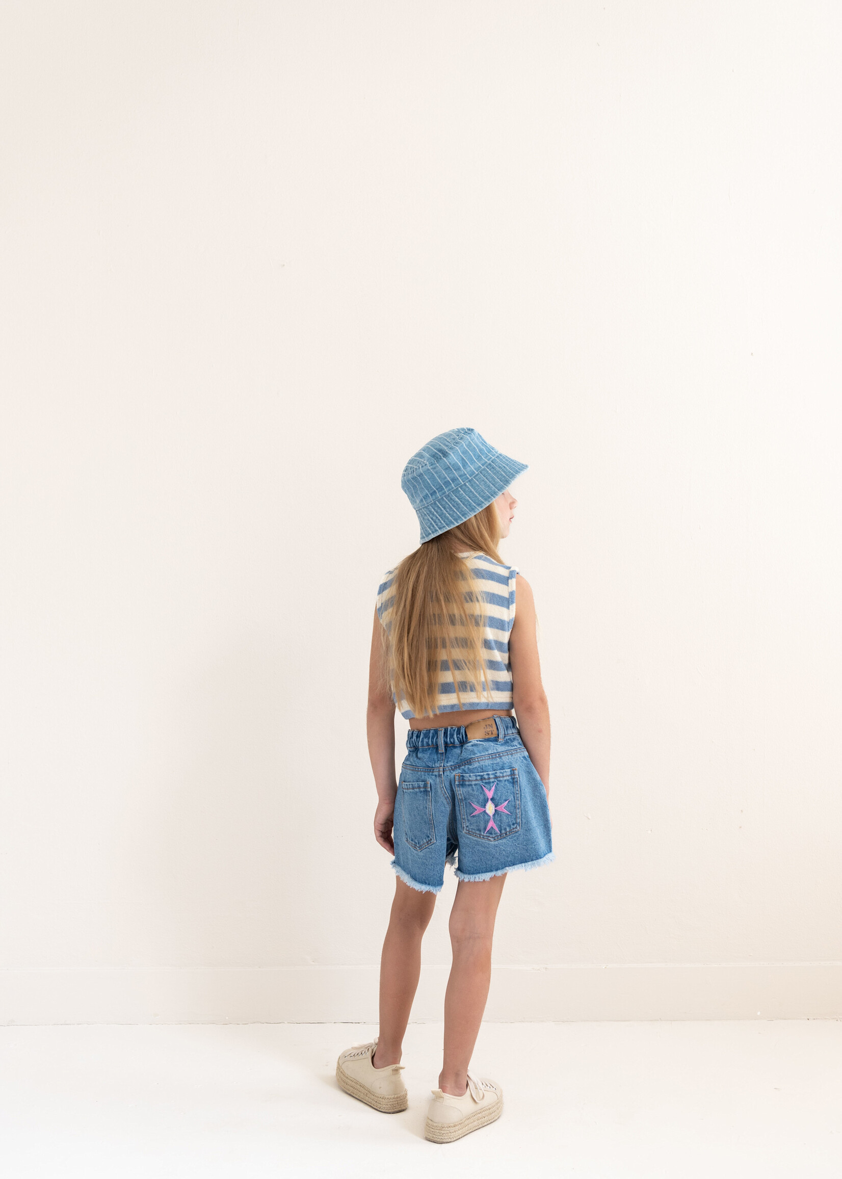 Jenest Eve sleeveless tshirt Water blue - Jenest