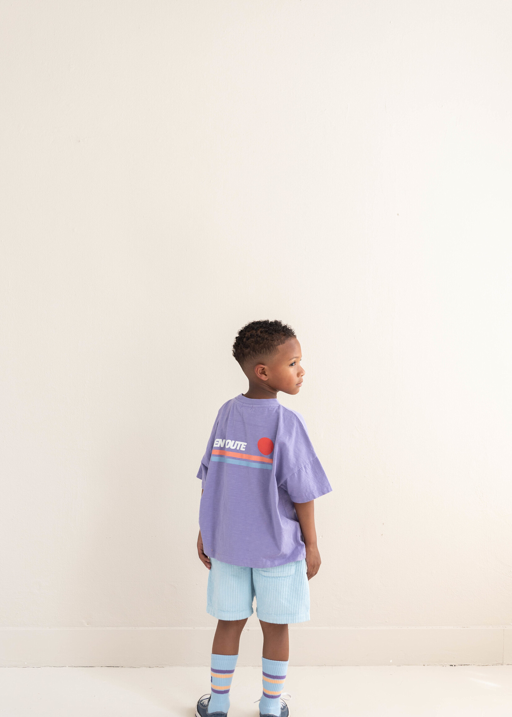 Jenest Ben oversized tshirt Lavender purple - Jenest