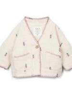 Play Up Woven cardigan | Bio resin maat 74 - Play Up