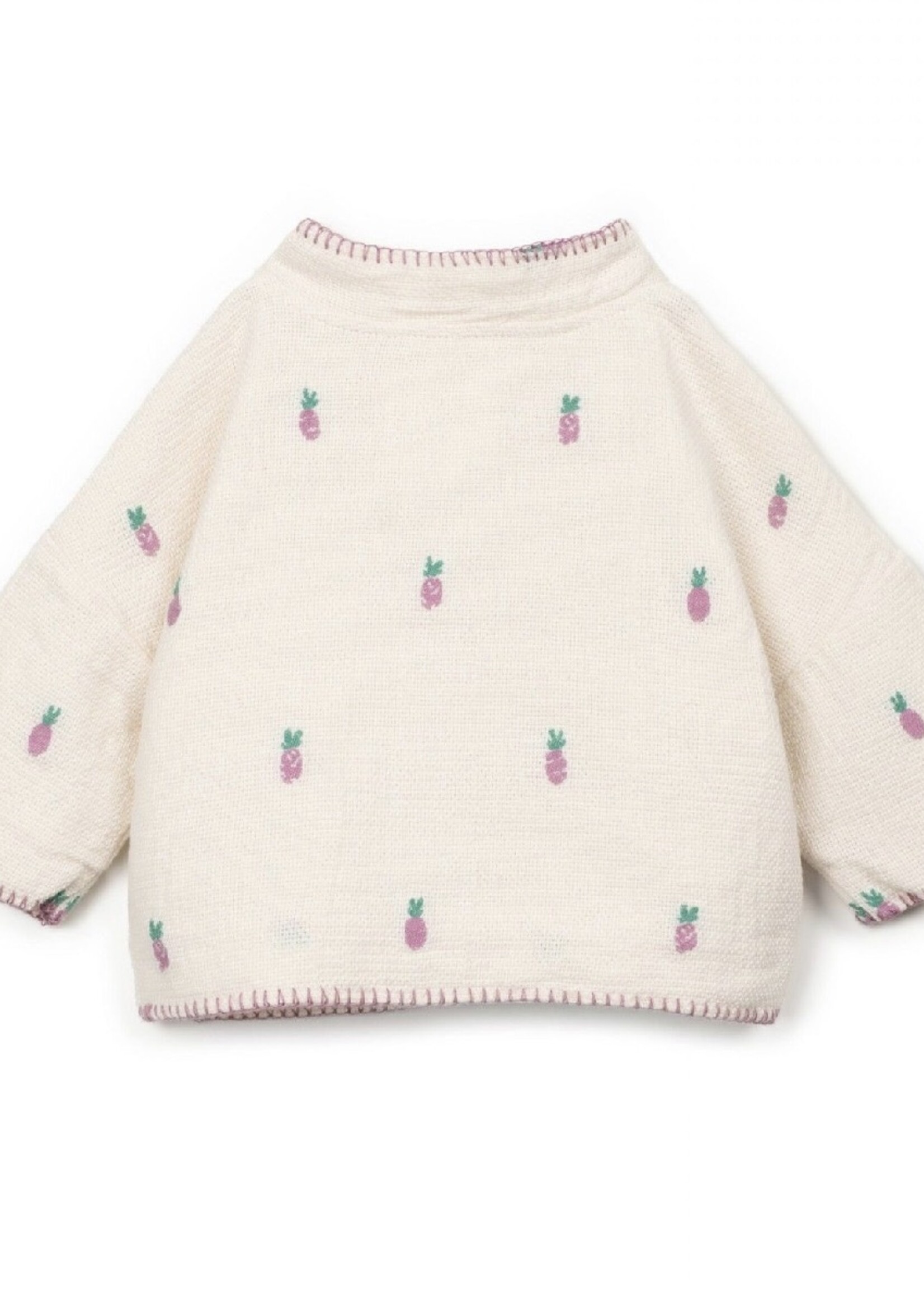 Play Up Woven cardigan | Bio resin - Play Up