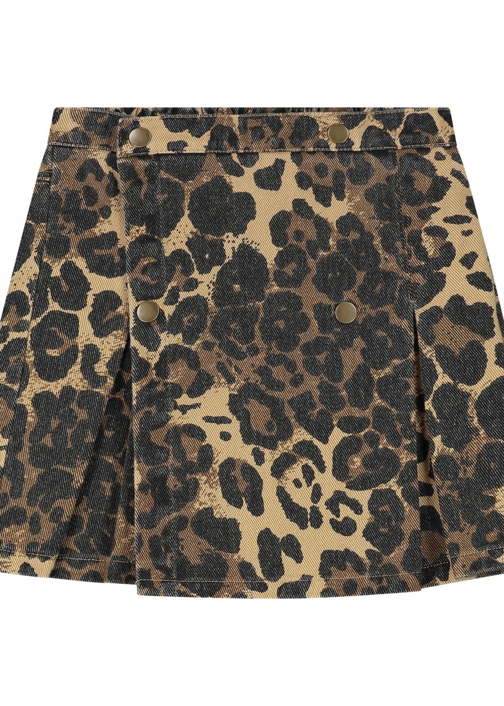 Call me Franky CMF Leopard denim skort -Call me Frankie