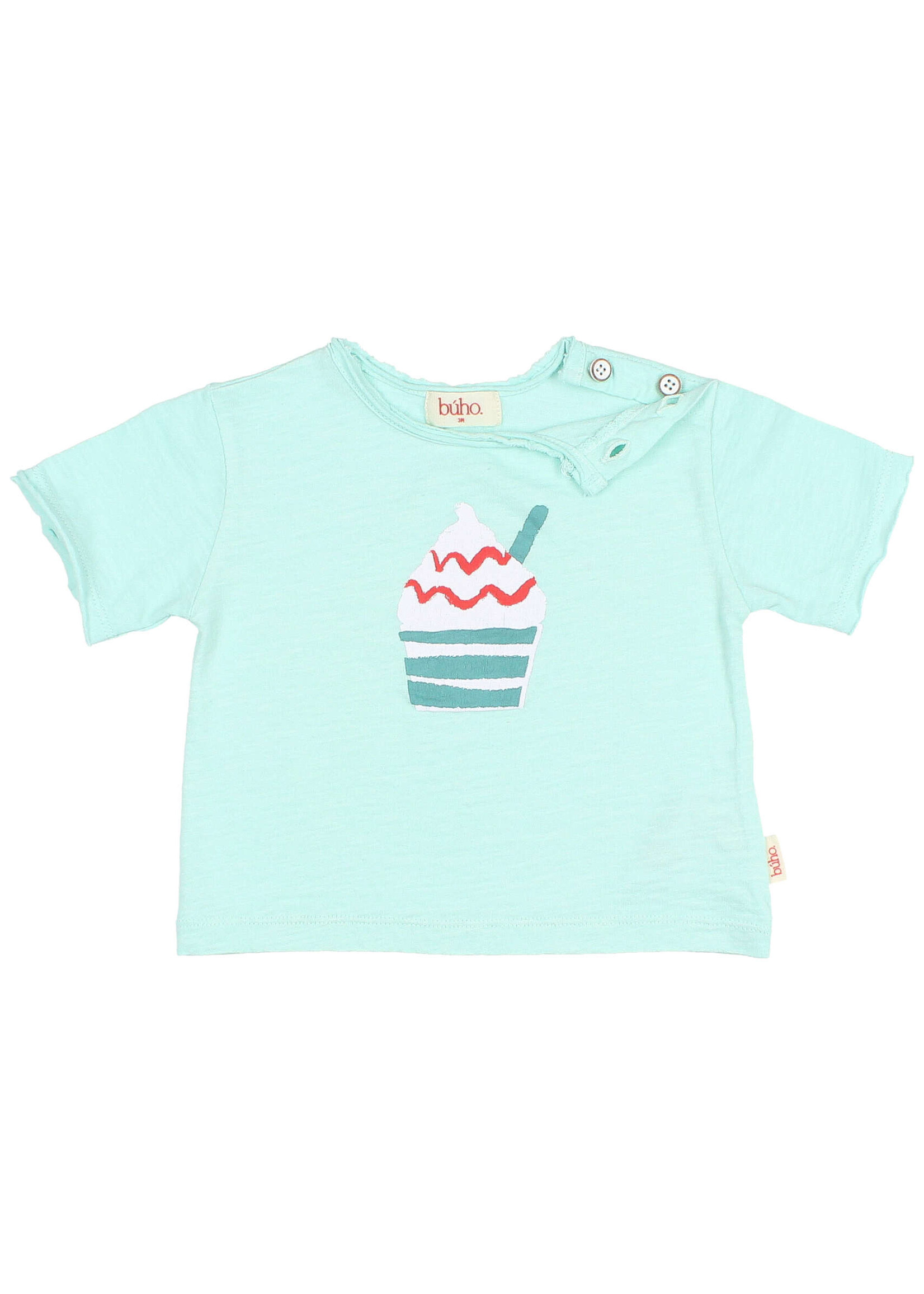 Buho Barcelona BB Ice cream tshirt Aqua - Buho