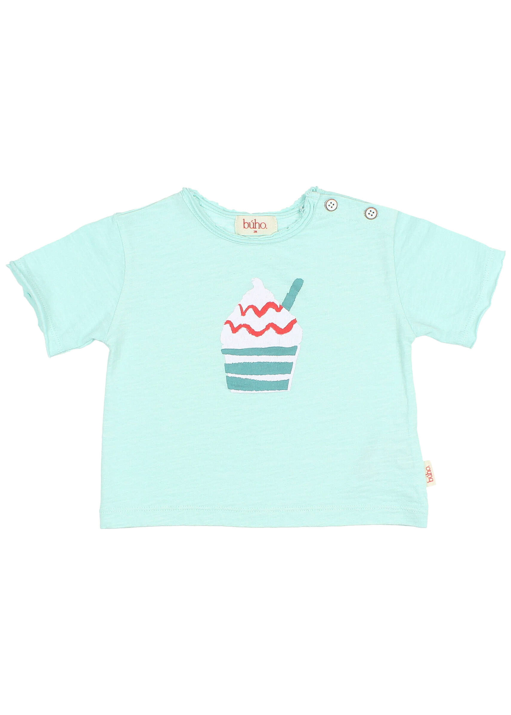 Buho Barcelona BB Ice cream tshirt Aqua - Buho