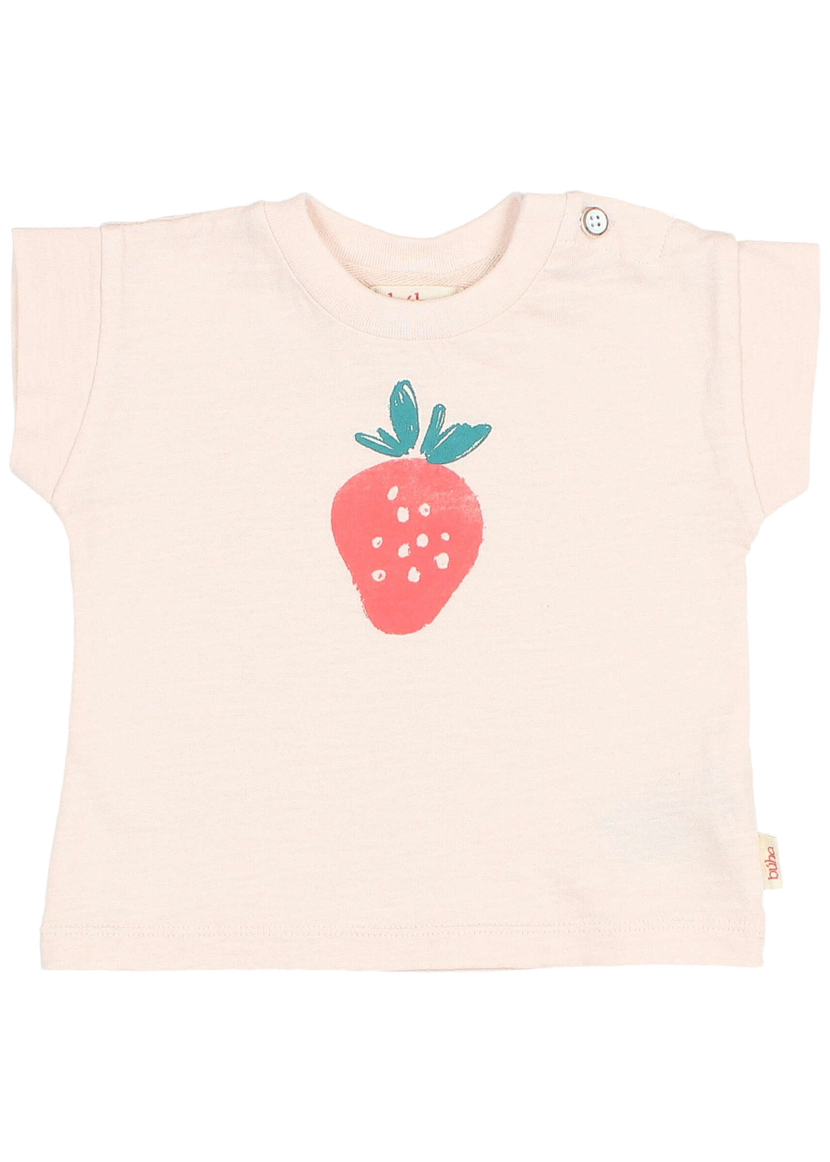 Buho Barcelona BB Fresa tshirt creme pink - Buho