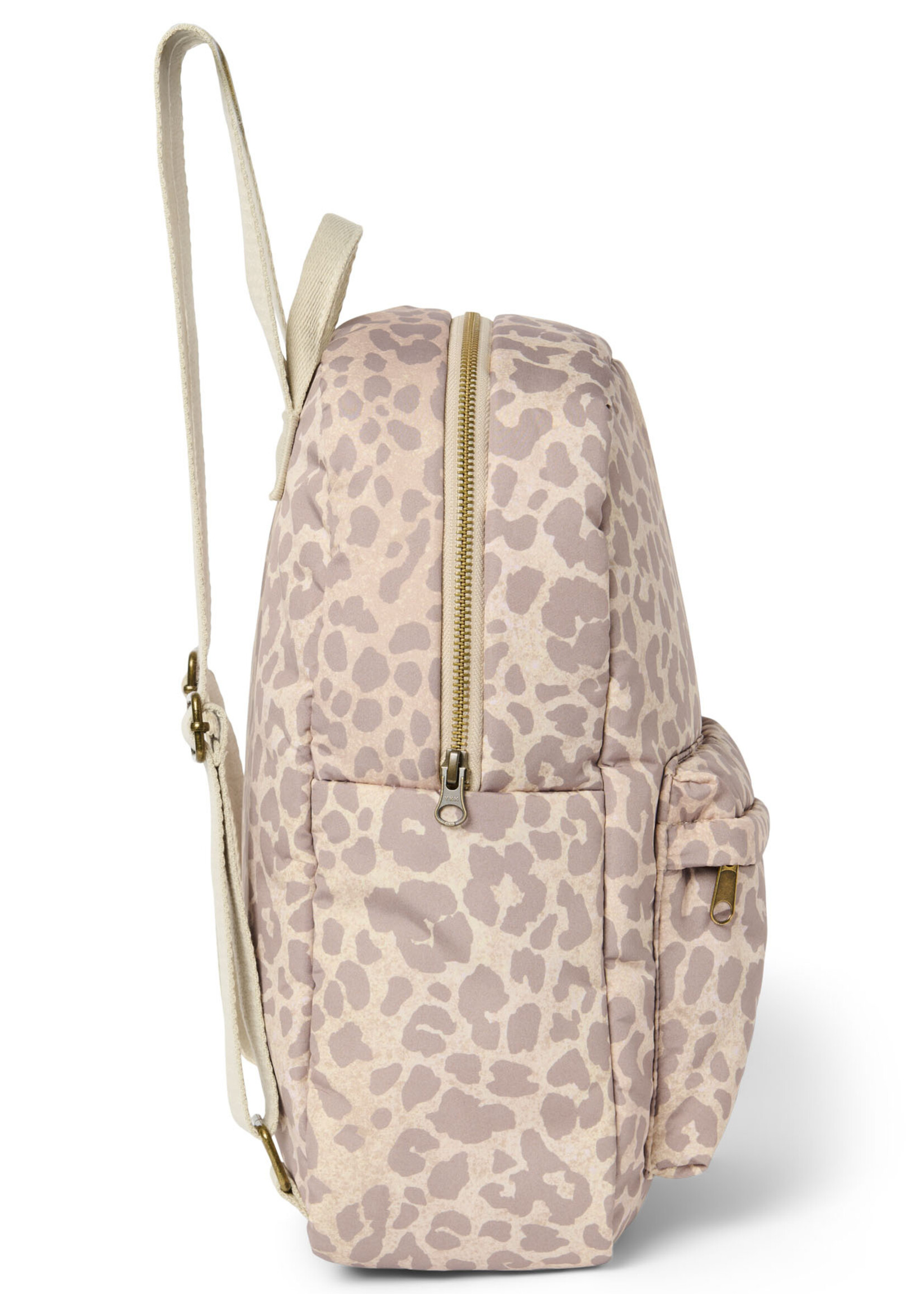 Studio Noos Puffy midi backpack Beige leopard - Studio Noos