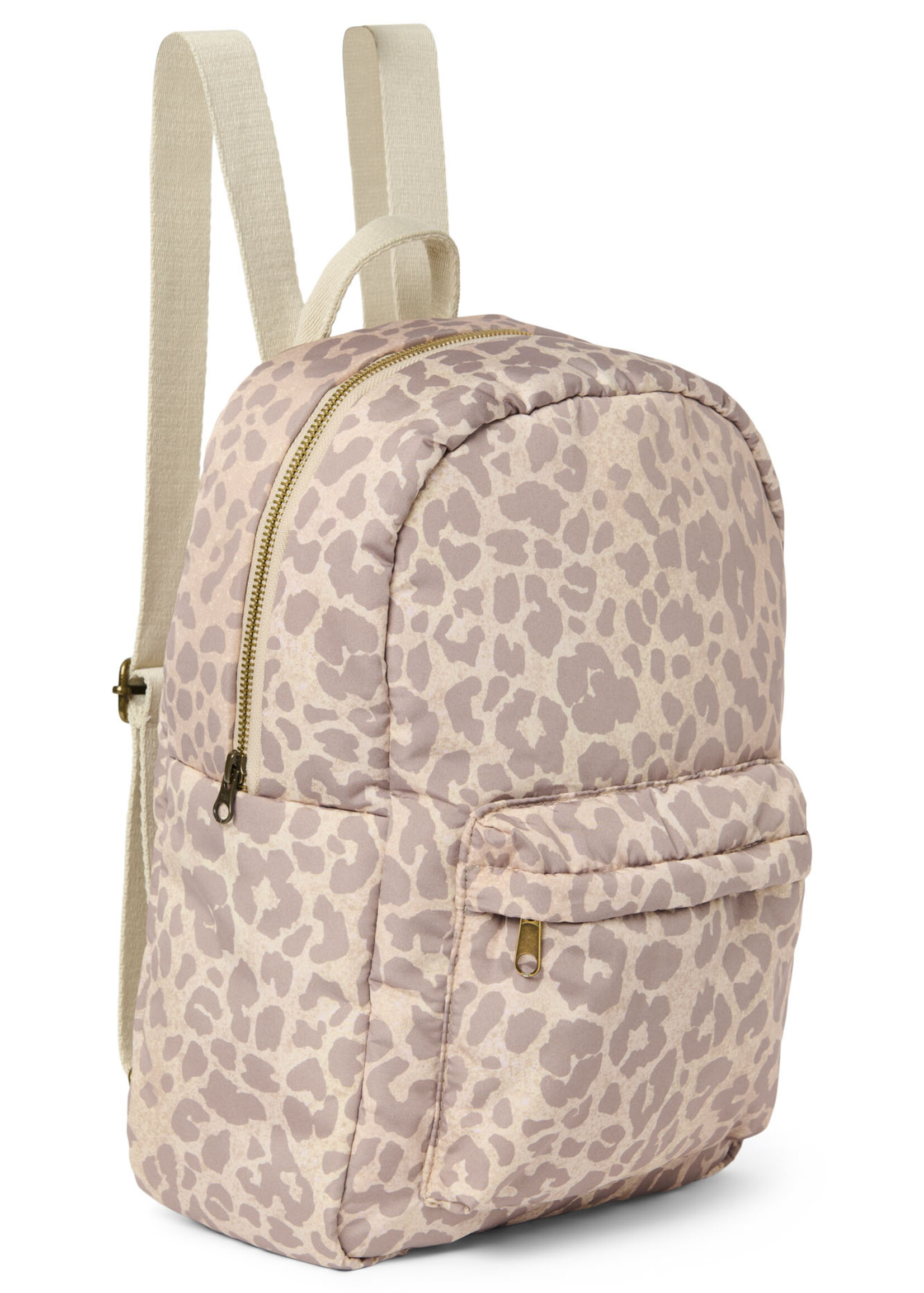 Studio Noos Puffy midi backpack Beige leopard - Studio Noos