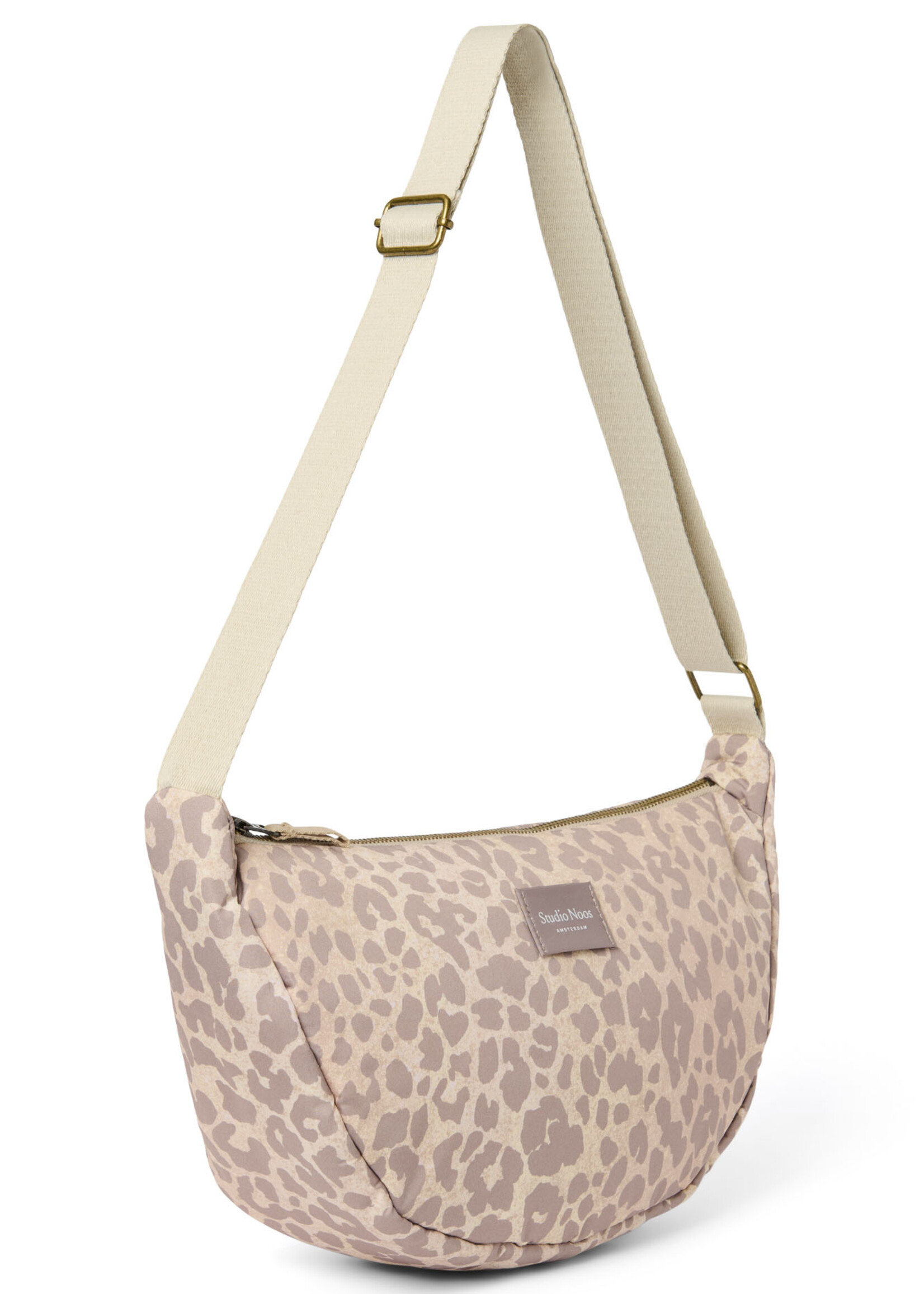 Studio Noos Puffy adult fanny pack Beige leopard - Studio Noos