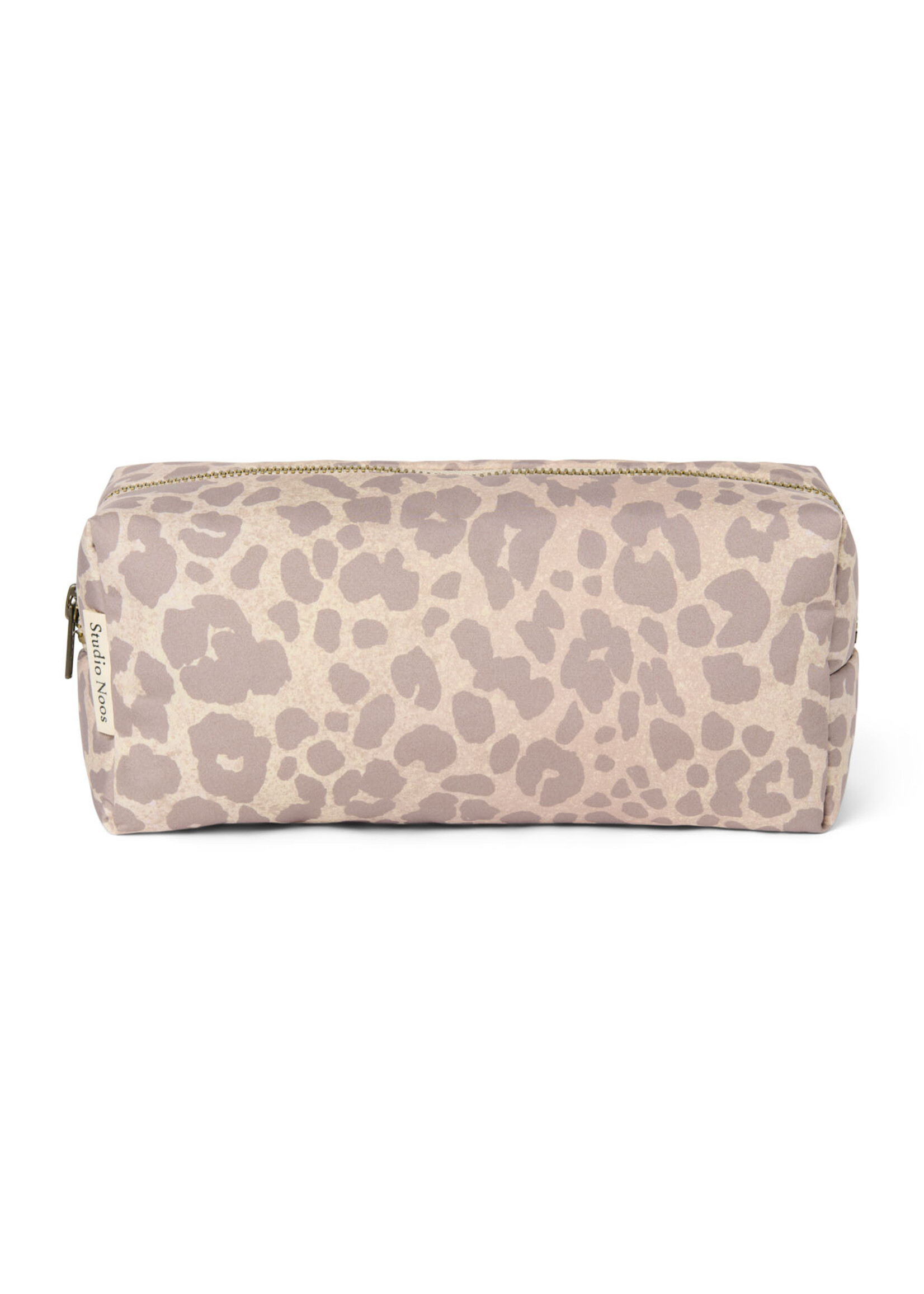 Studio Noos Puffy pouch Beige leopard - Studio Noos