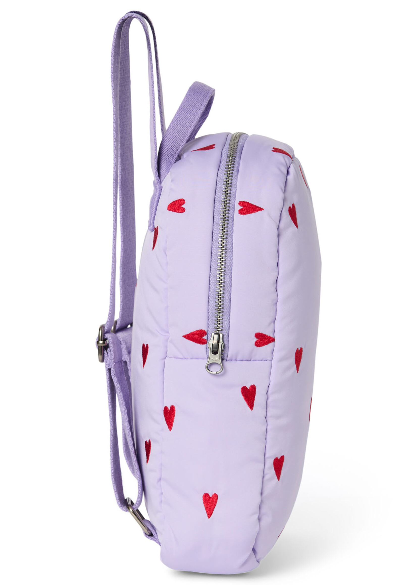 Studio Noos Puffy Mini backpack Purple hearts - Studio Noos
