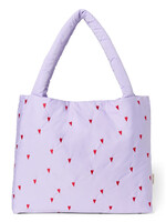 Studio Noos Puffy mom bag Purple hearts  - Studio Noos
