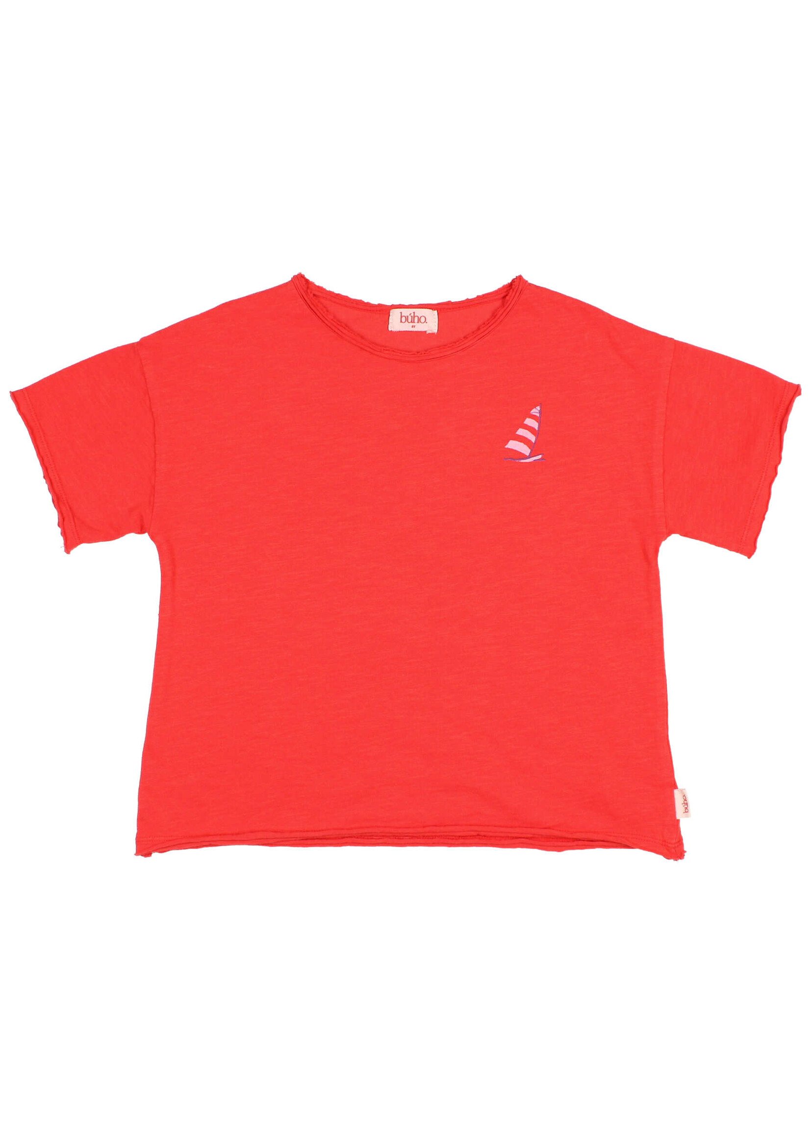 Buho Barcelona Waikiki tshirt Coral - Buho