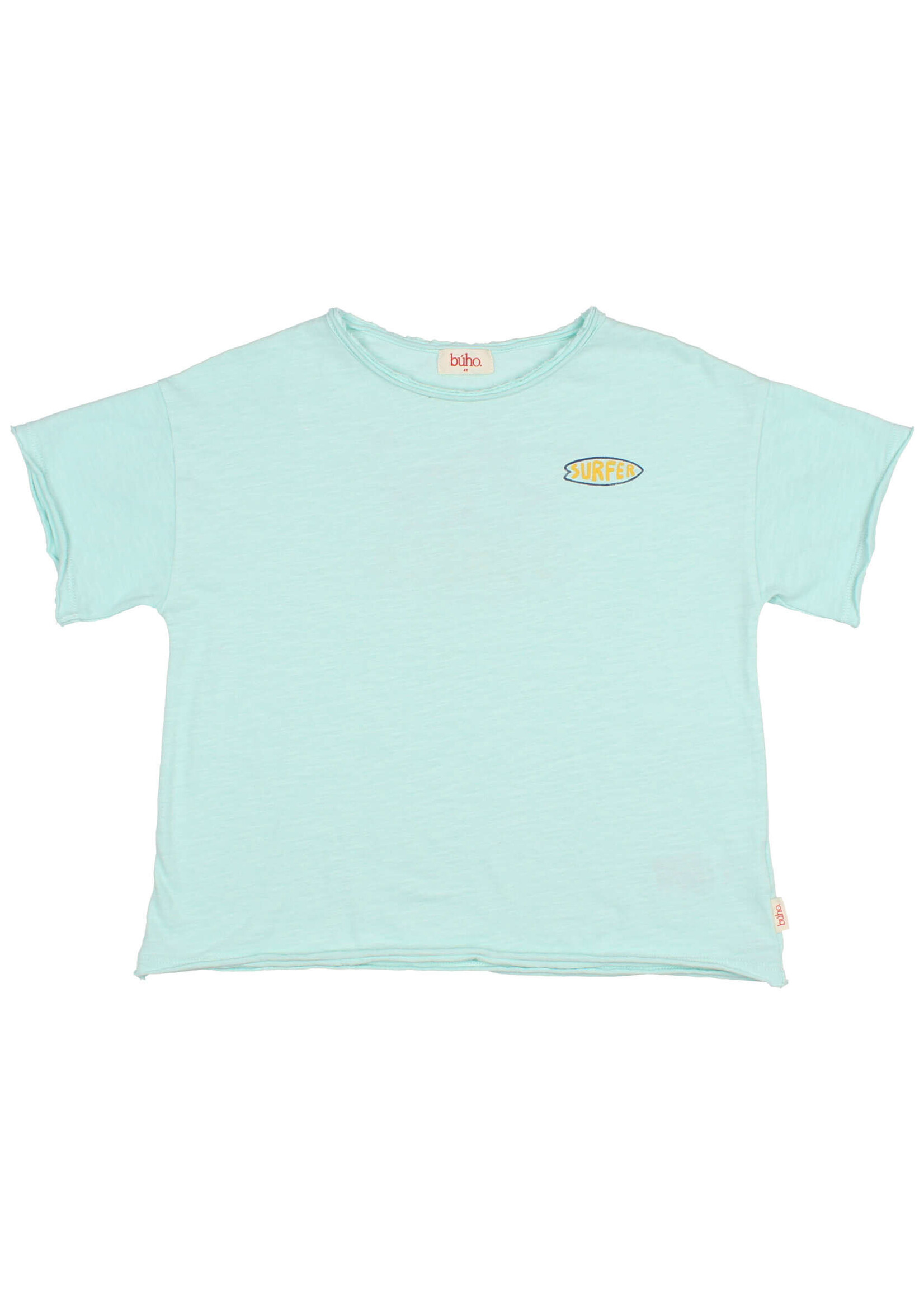 Buho Barcelona Surfer tshirt Aqua - Buho