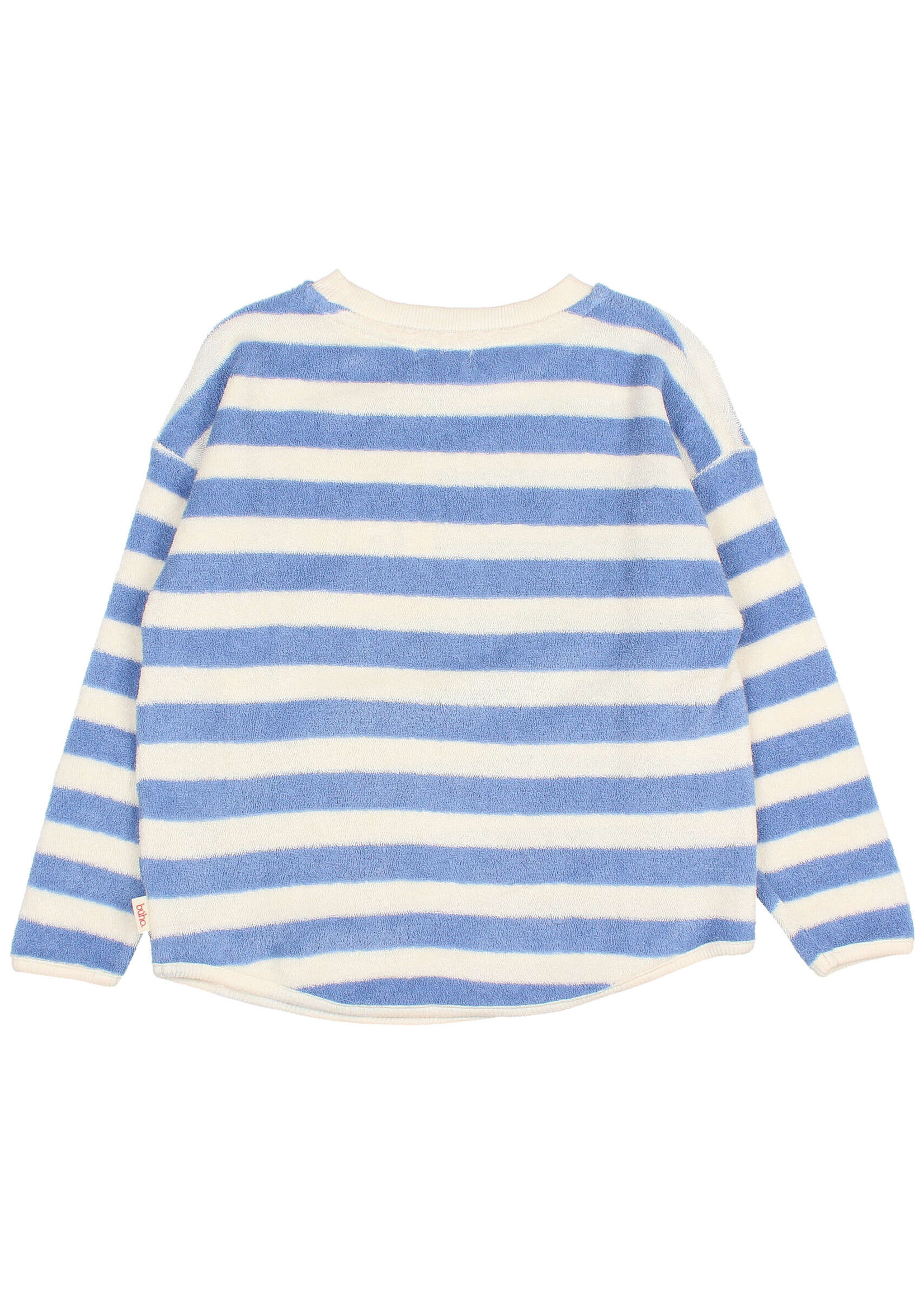 Buho Barcelona Terry stripes sweatshirt Bluette - Buho
