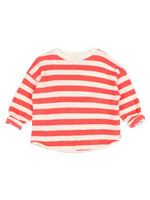 Buho Barcelona Terry stripes sweatshirt Coral - Buho
