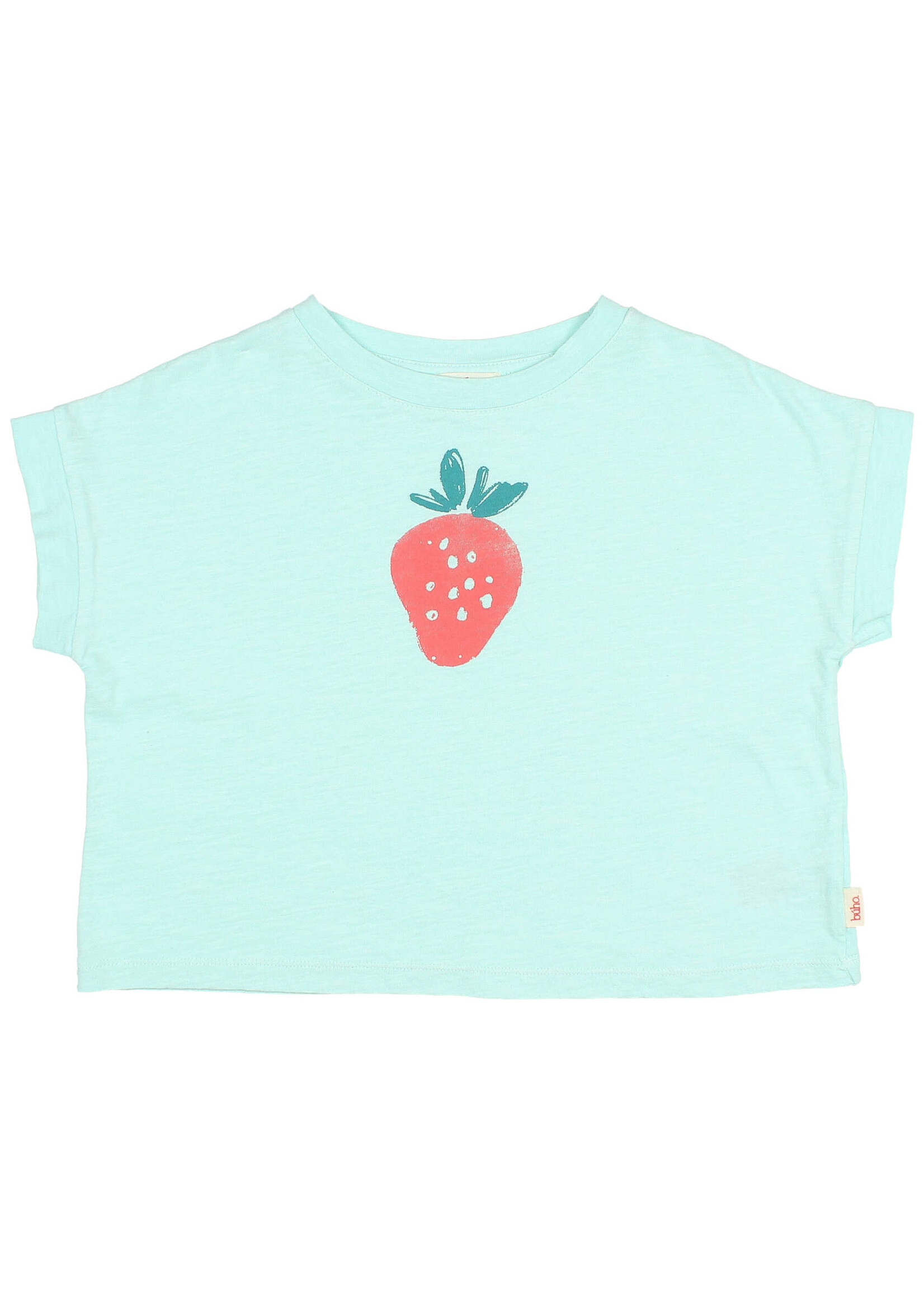 Buho Barcelona Fresa tshirt Aqua - Buho