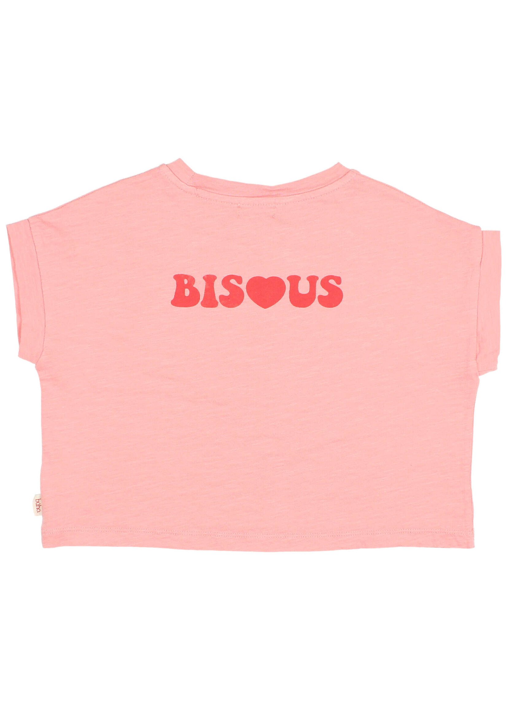 Buho Barcelona Bisous tshirt Sugar pink - Buho