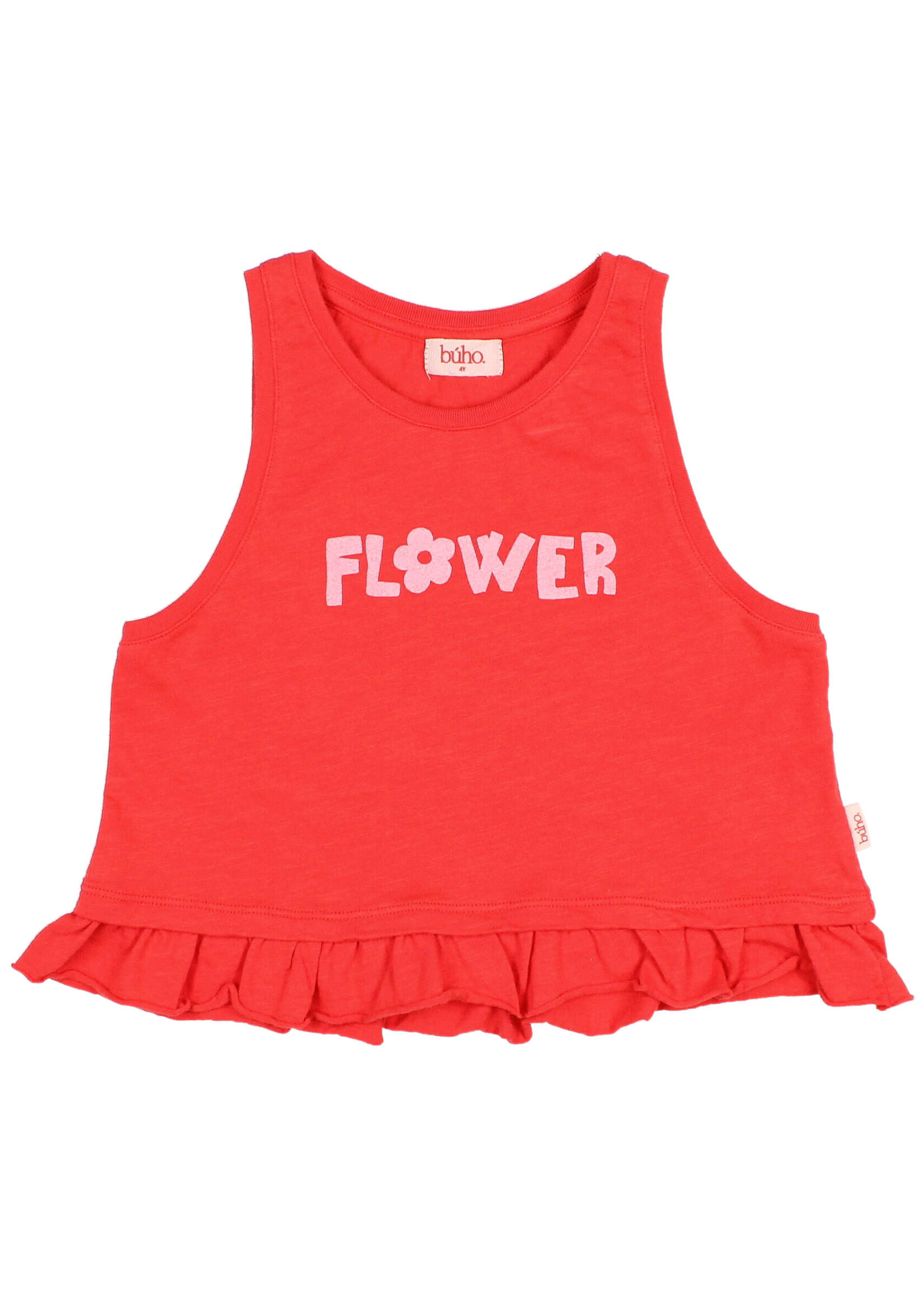 Buho Barcelona Flower top Coral - Buho