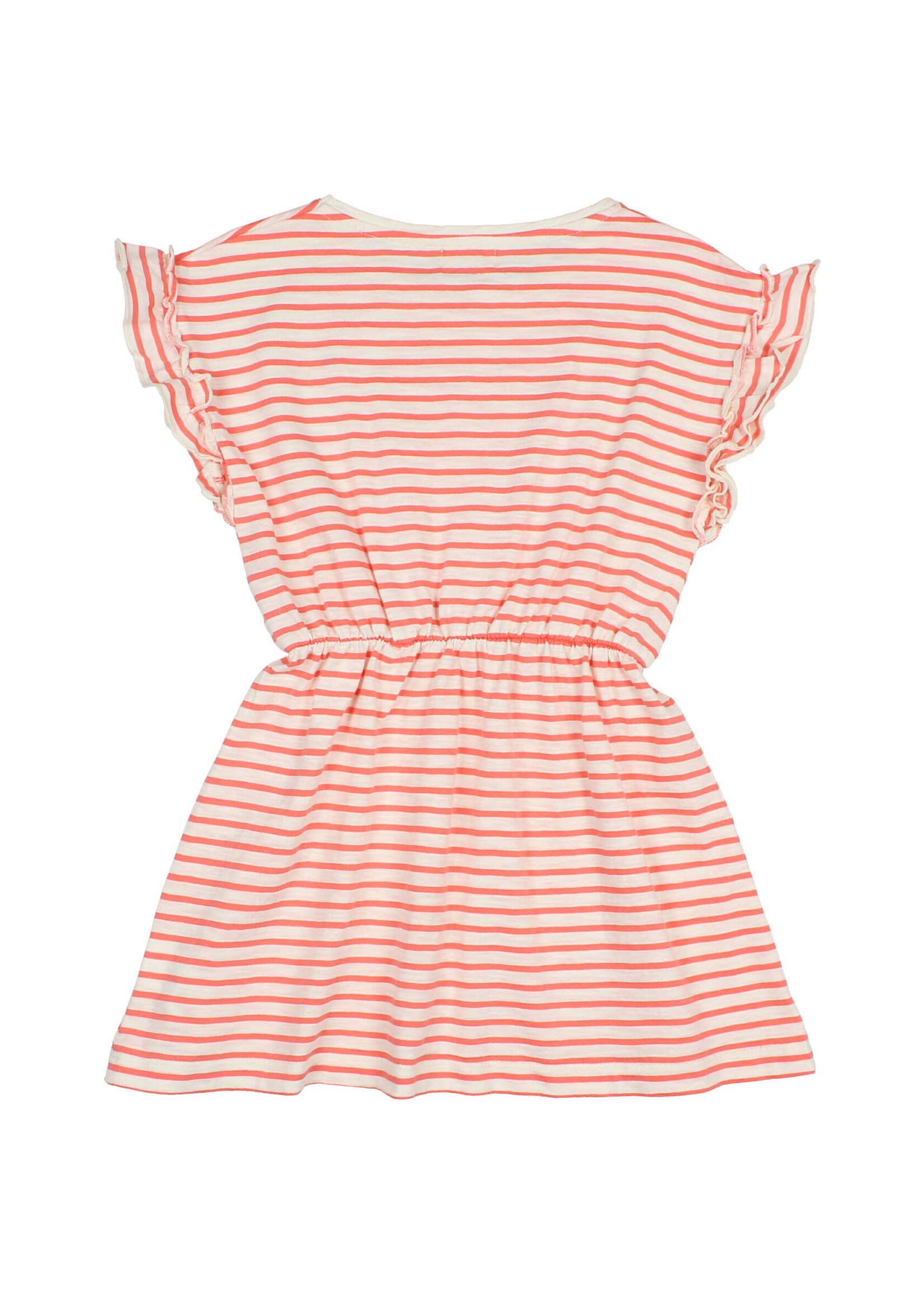 Buho Barcelona Stripes dress Coral - Buho