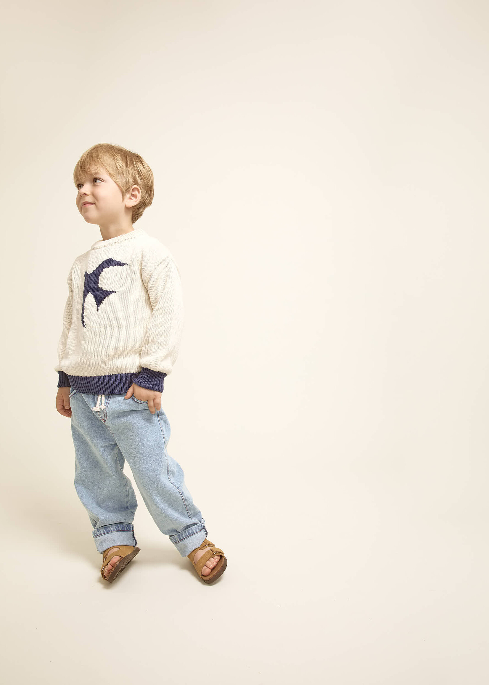 Buho Barcelona Denim pants denim bleach - Buho