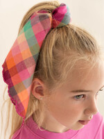 Jenest Bandana Fuchsia multi check- Jenest