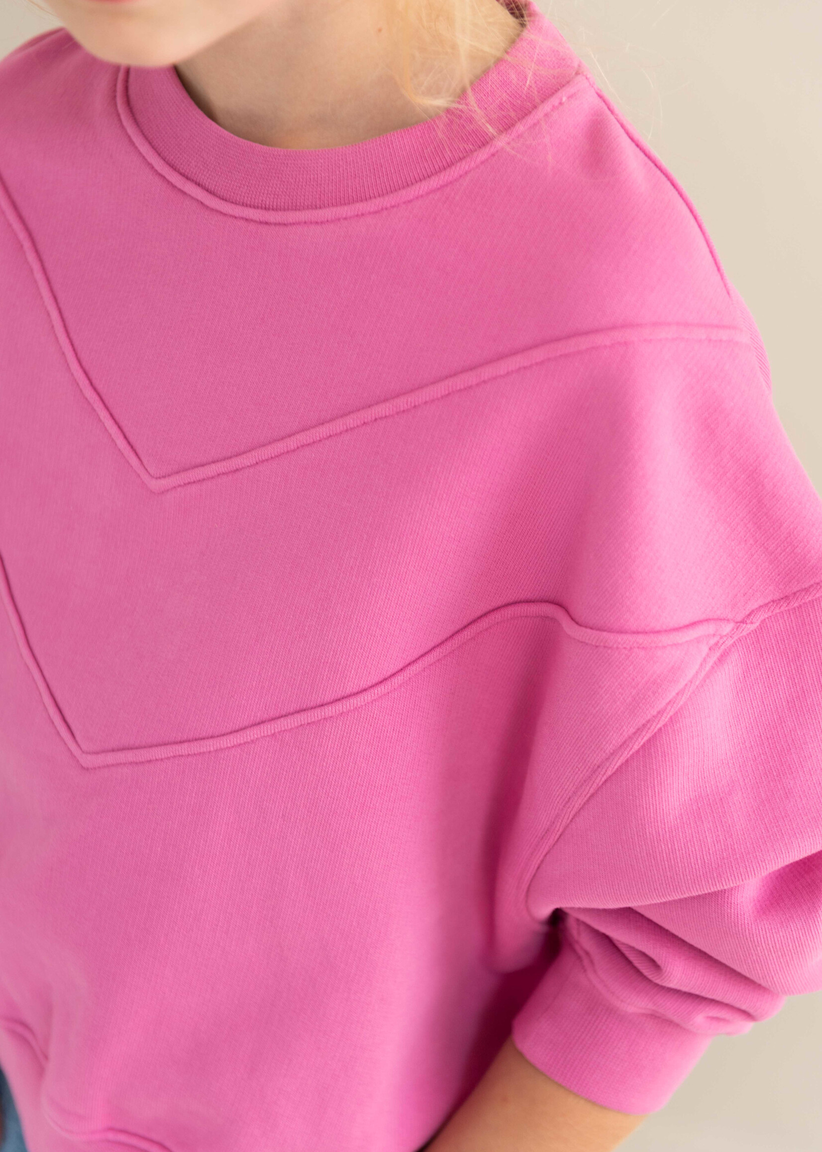 Jenest Tammy sweater Fuchsia pink - Jenest