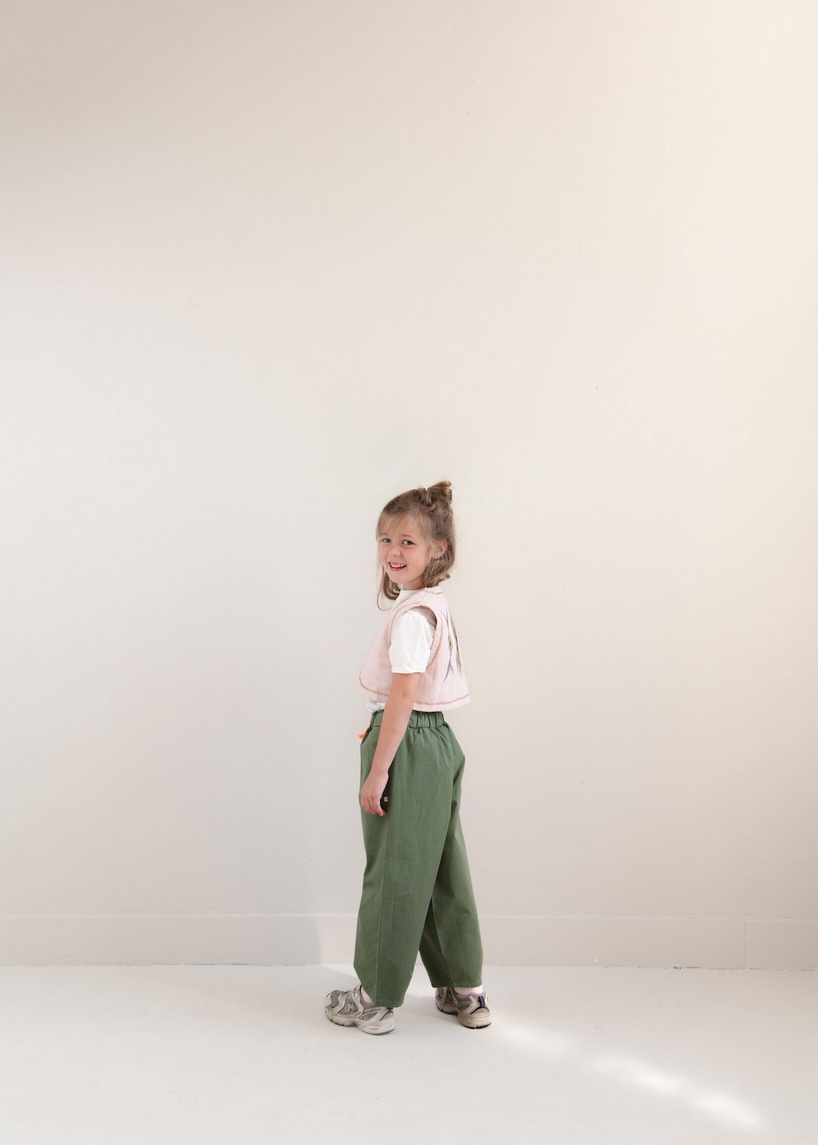 Jenest Maggy pants Dark sage green - Jenest