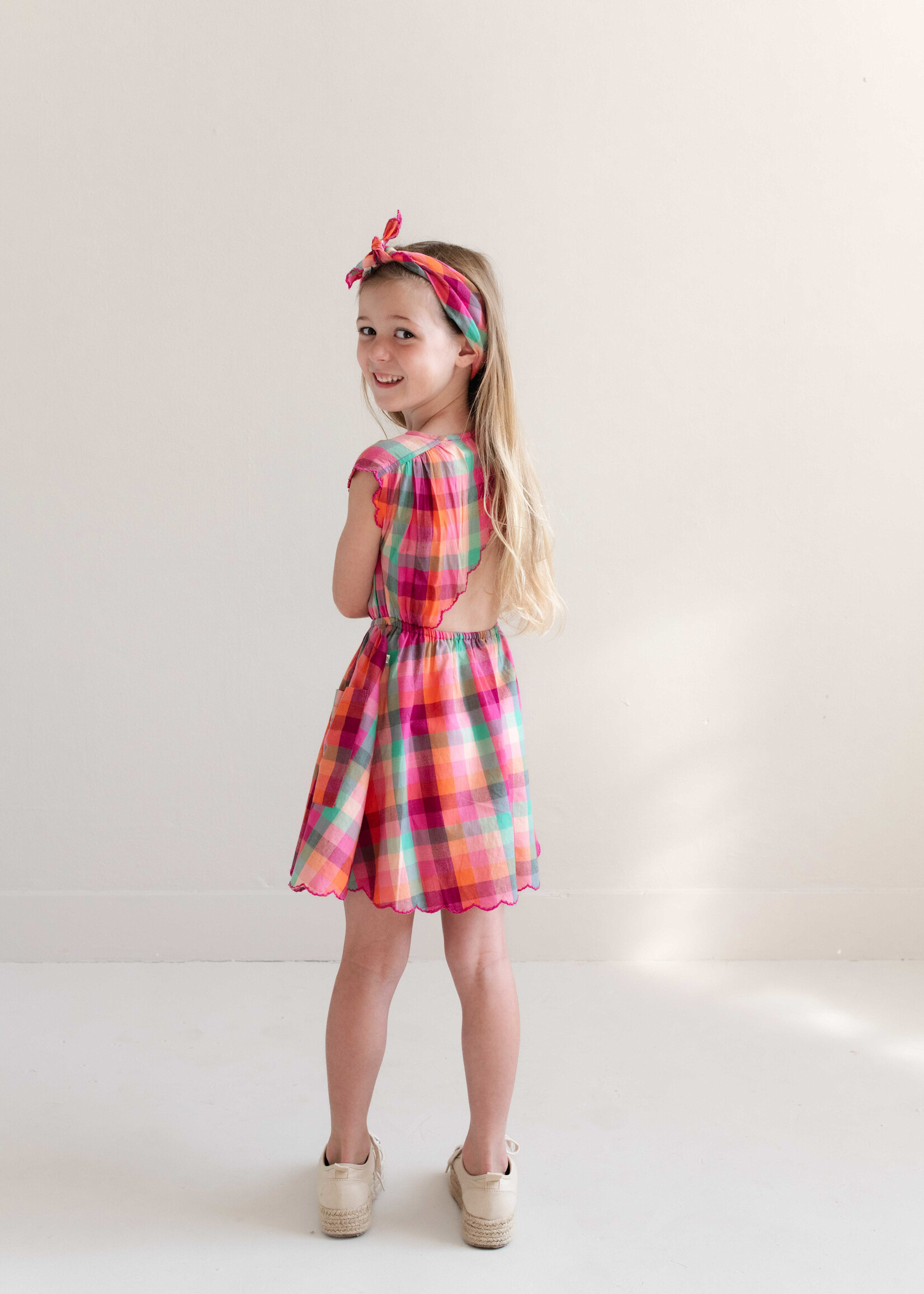 Jenest Kiki dress Fuchsia multi dress - Jenest
