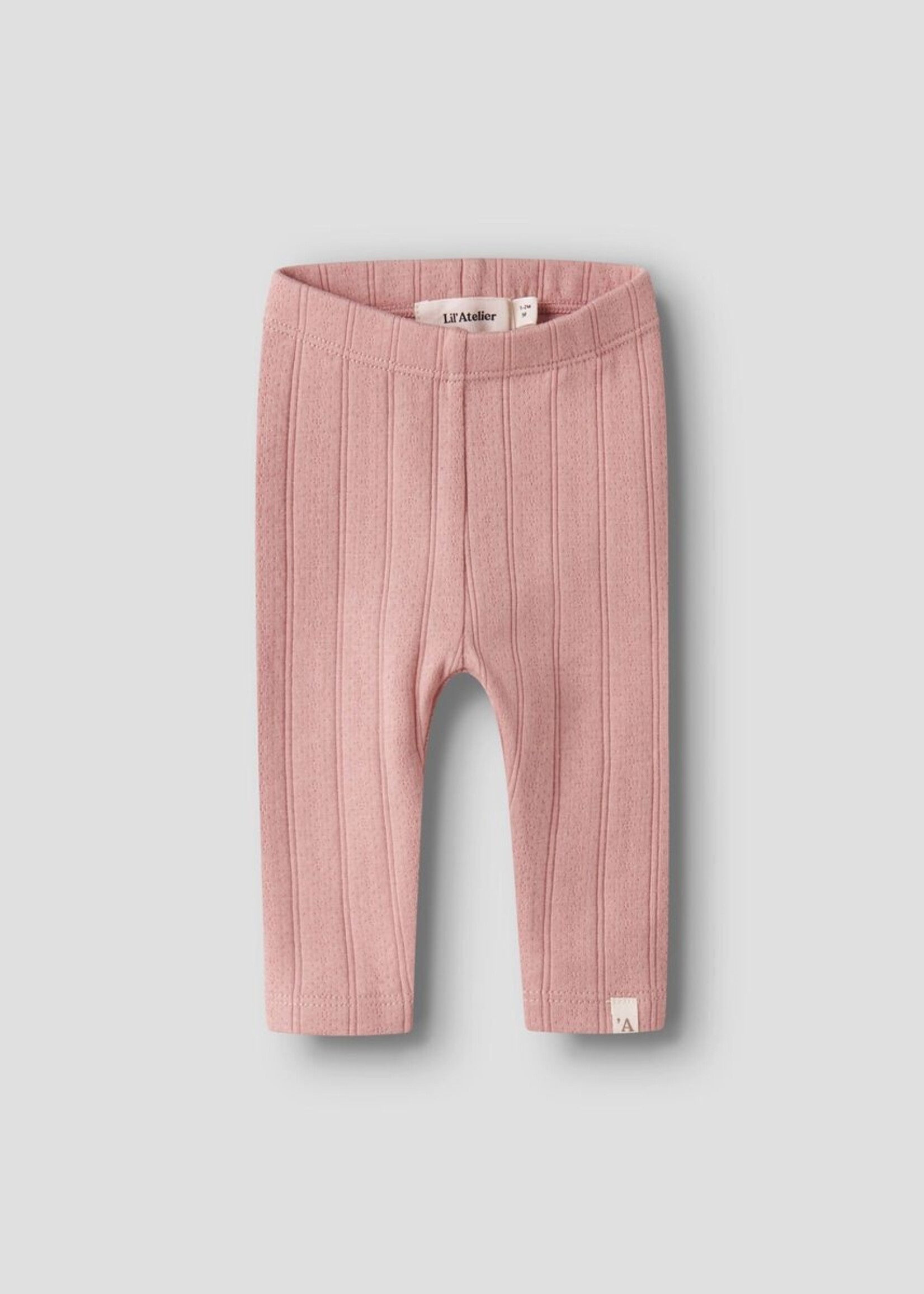 Lil Atelier Falina slim legging | Misty rose - Lil atelier