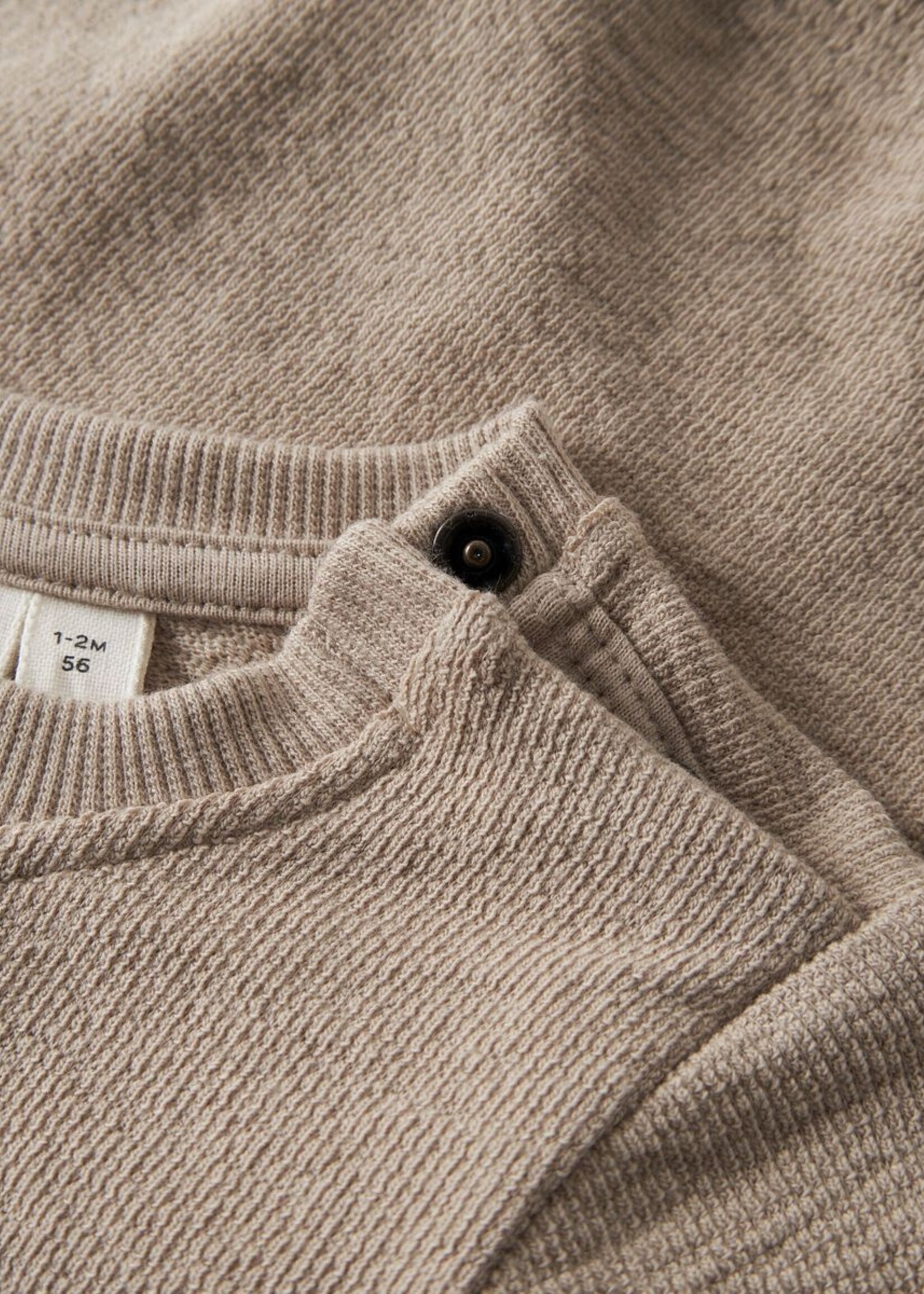 Lil Atelier Dias LS NR Sweat Oxford Tan - Lil’ Atelier