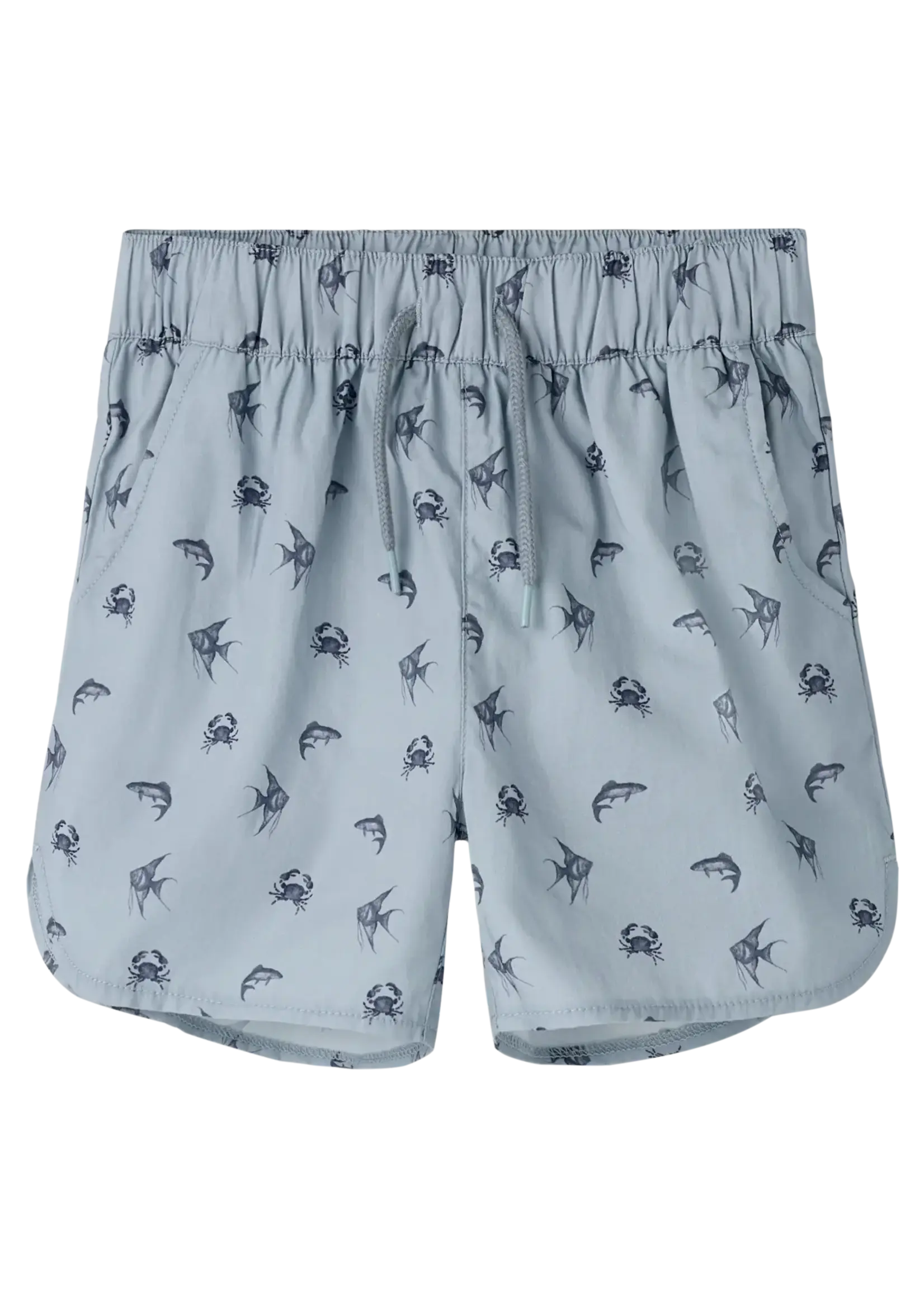 Lil Atelier Fandyn loose swim shorts Zen blue - Lil atelier