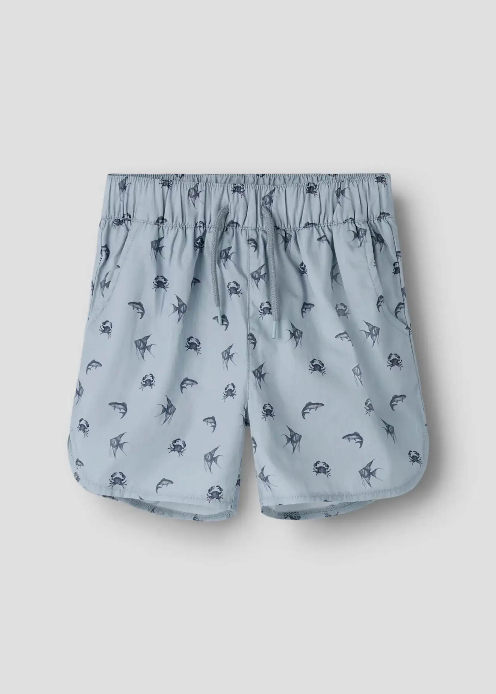 Lil Atelier Fandyn loose swim shorts Zen blue - Lil atelier