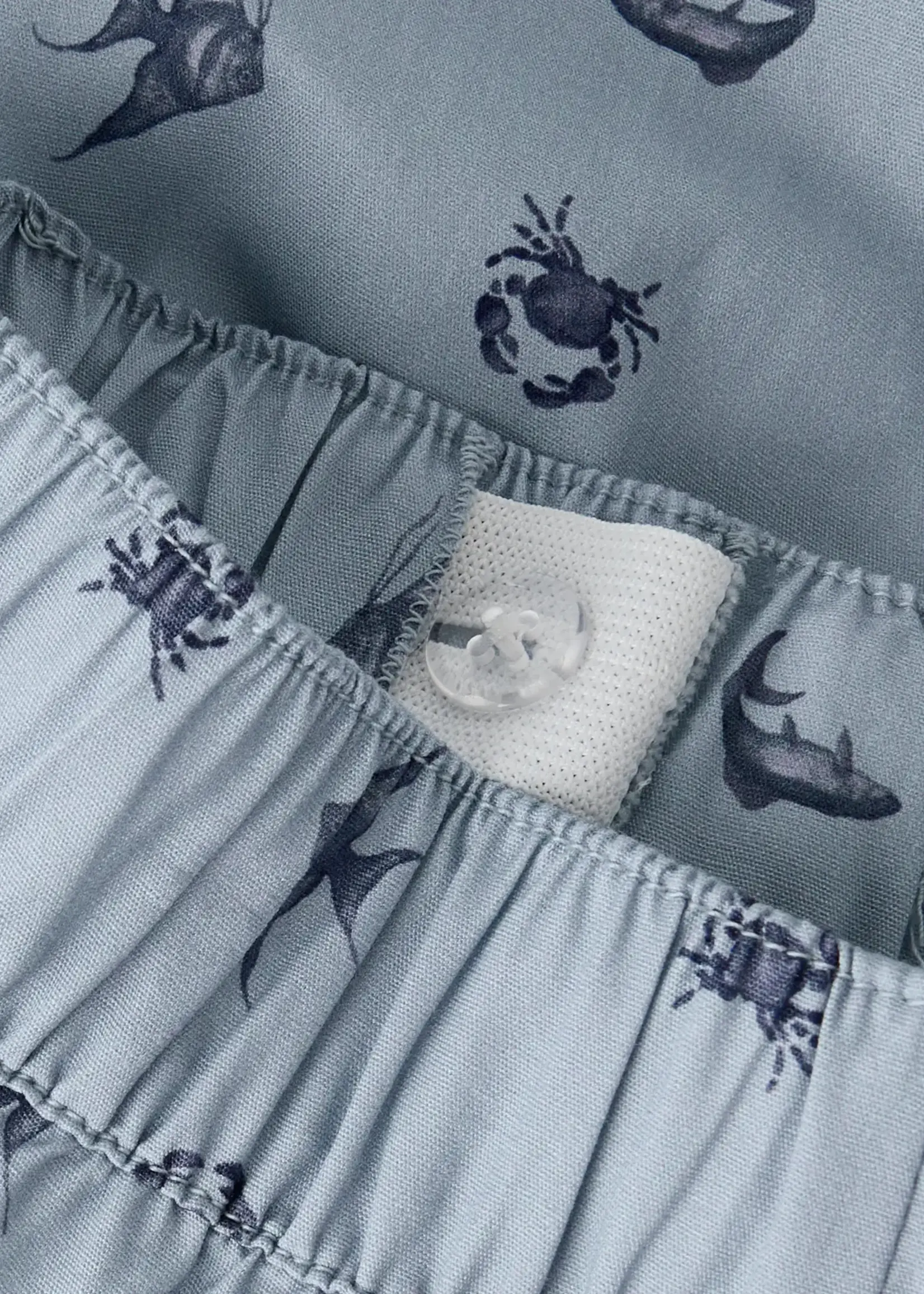 Lil Atelier Fandyn loose swim shorts Zen blue - Lil atelier