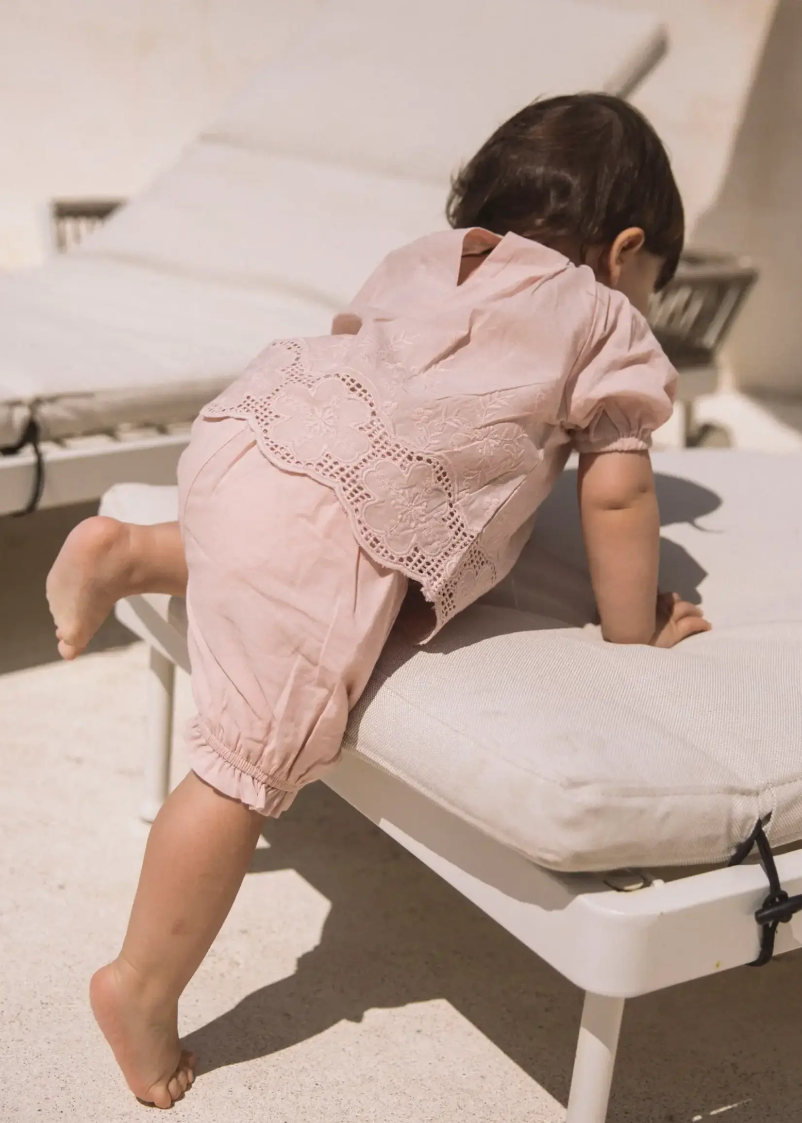 Lil Atelier Dayna bloomer | Peach whip - Lil Atelier