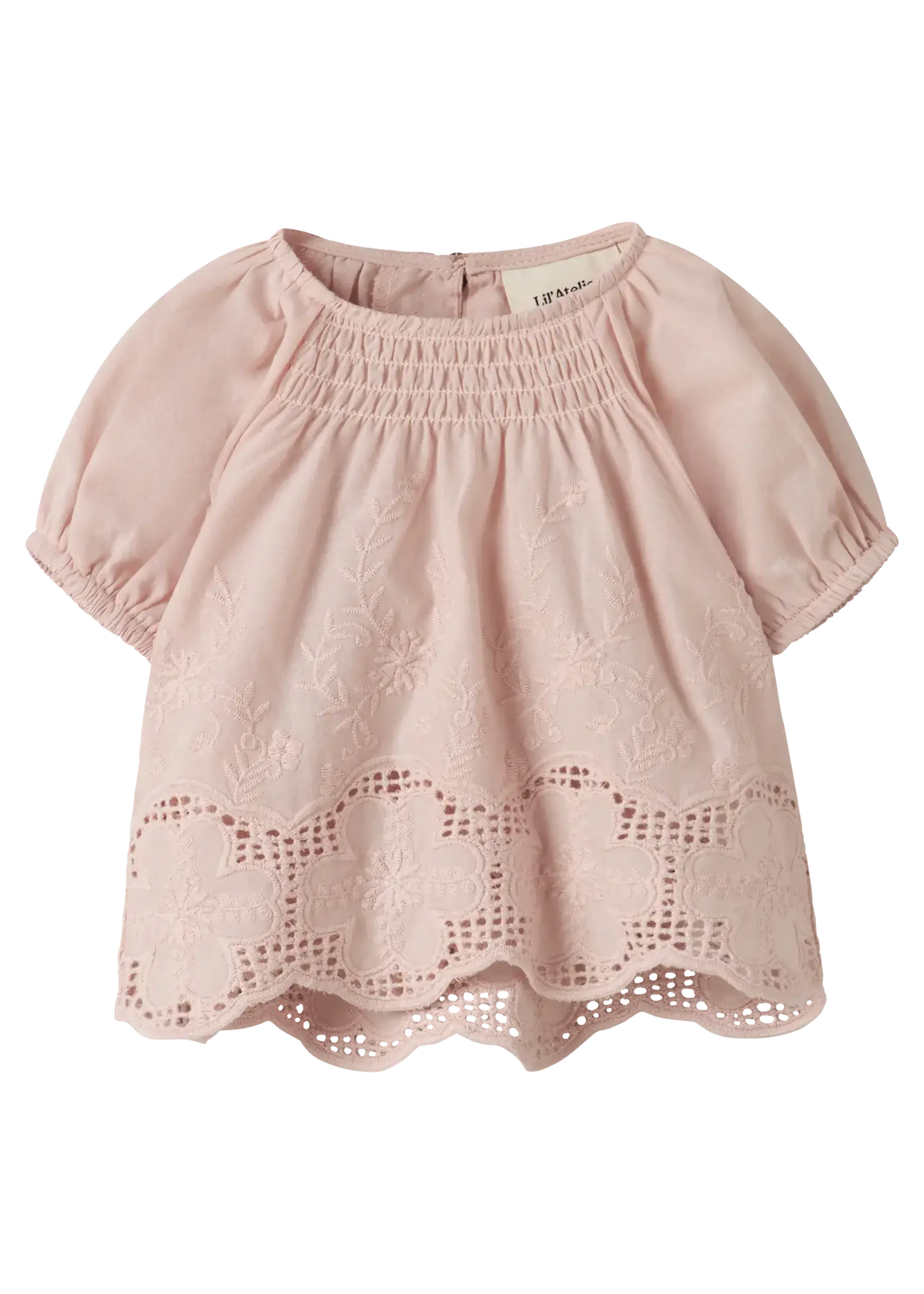 Lil Atelier Dayna ss loose shirt | Peach whip - Lil Atelier