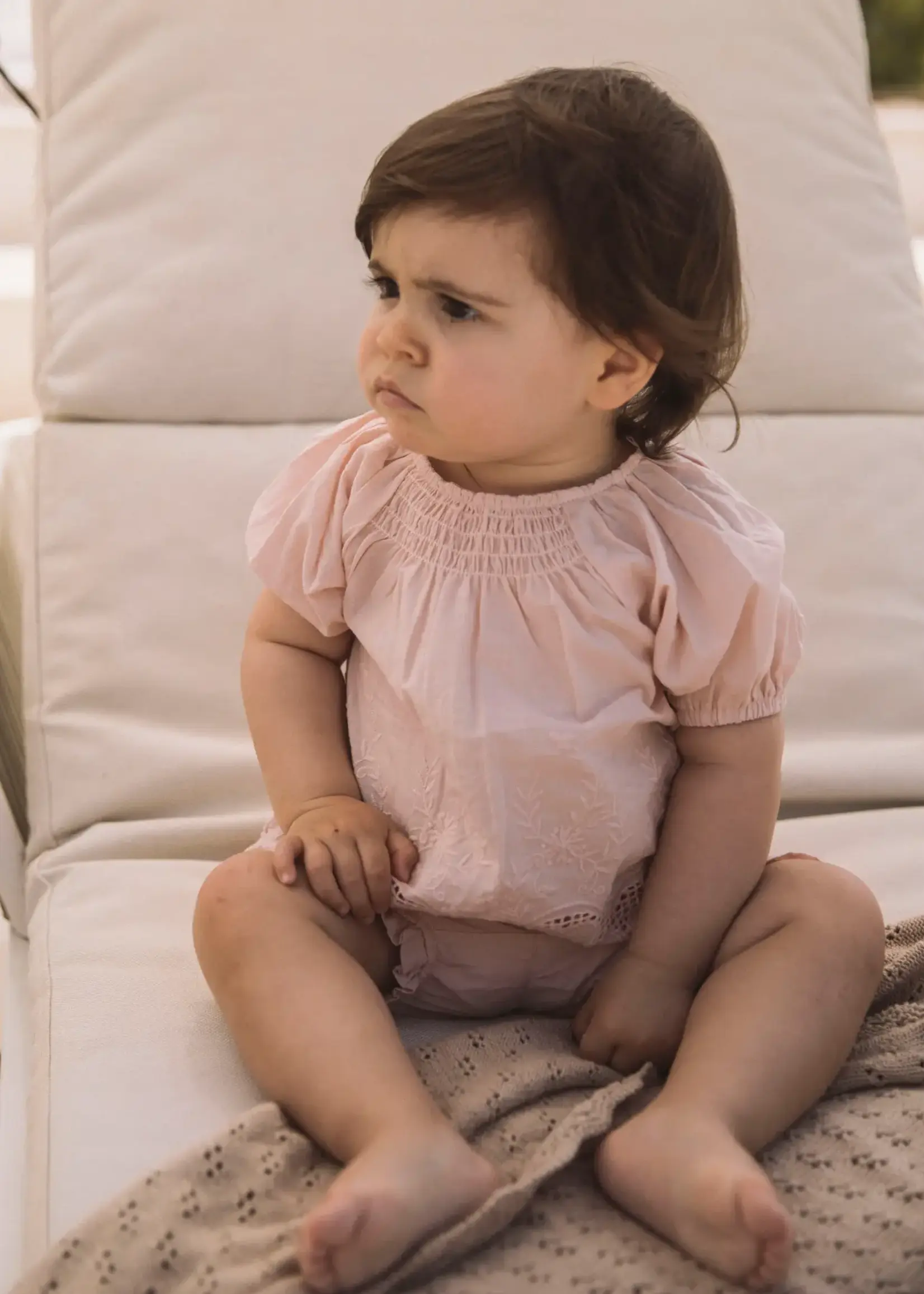 Lil Atelier Dayna ss loose shirt | Peach whip - Lil Atelier