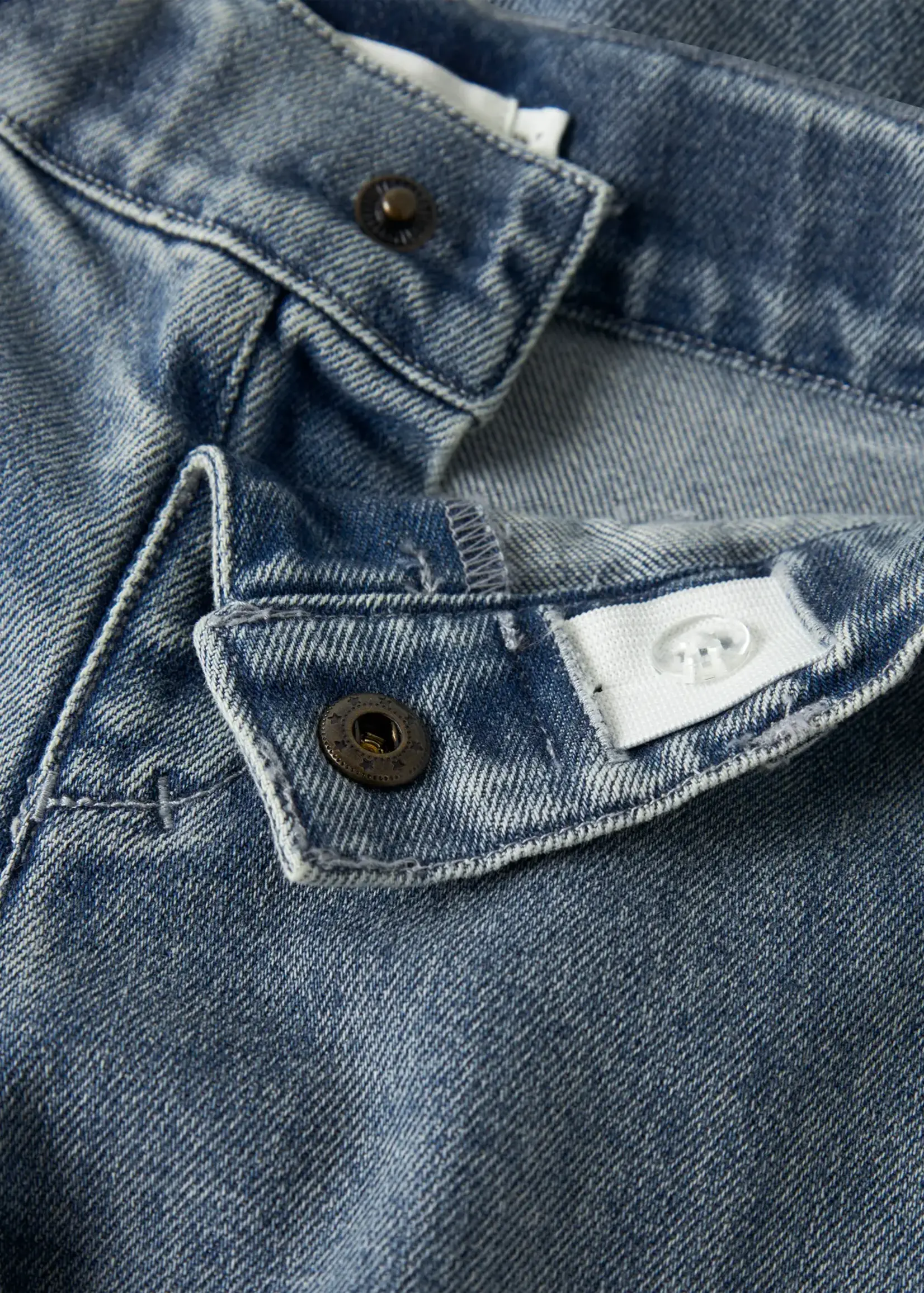 Lil Atelier Damla wide ancle | Blue denim - Lil atelier