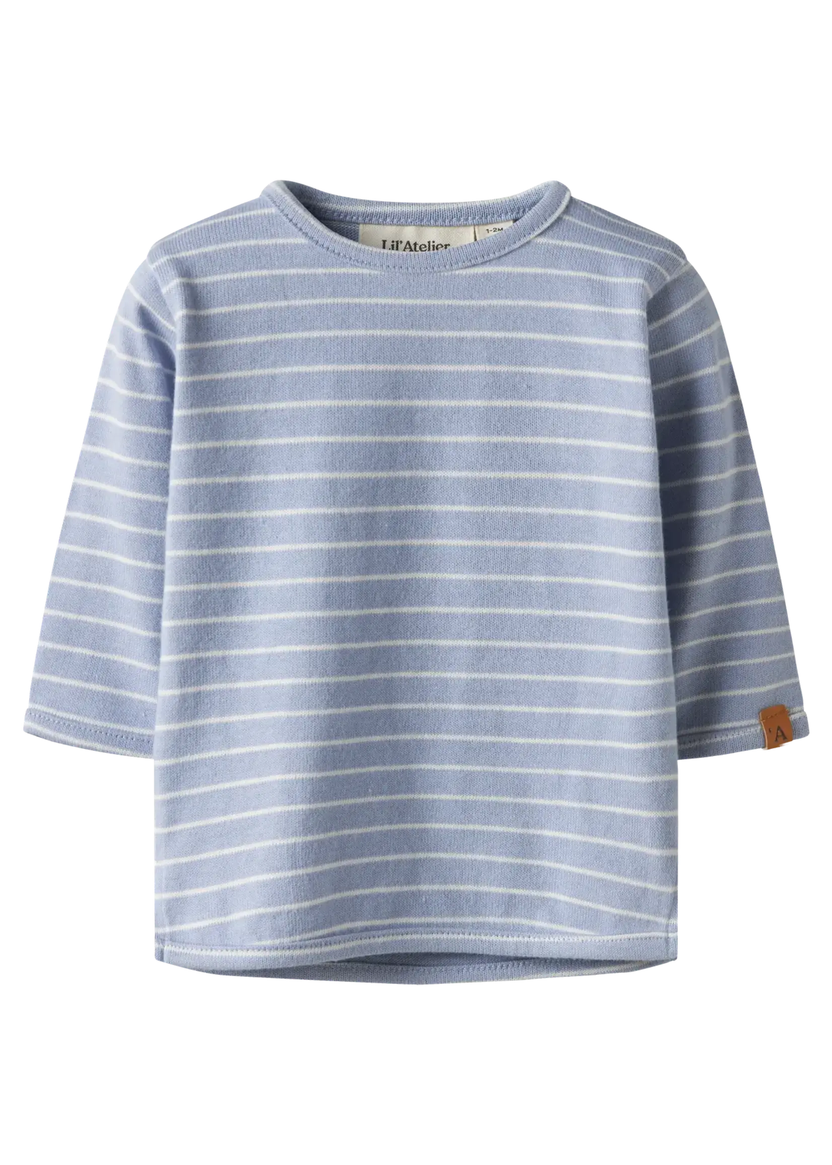Lil Atelier Baja ls loose top zen bleu - Lil’ Atelier